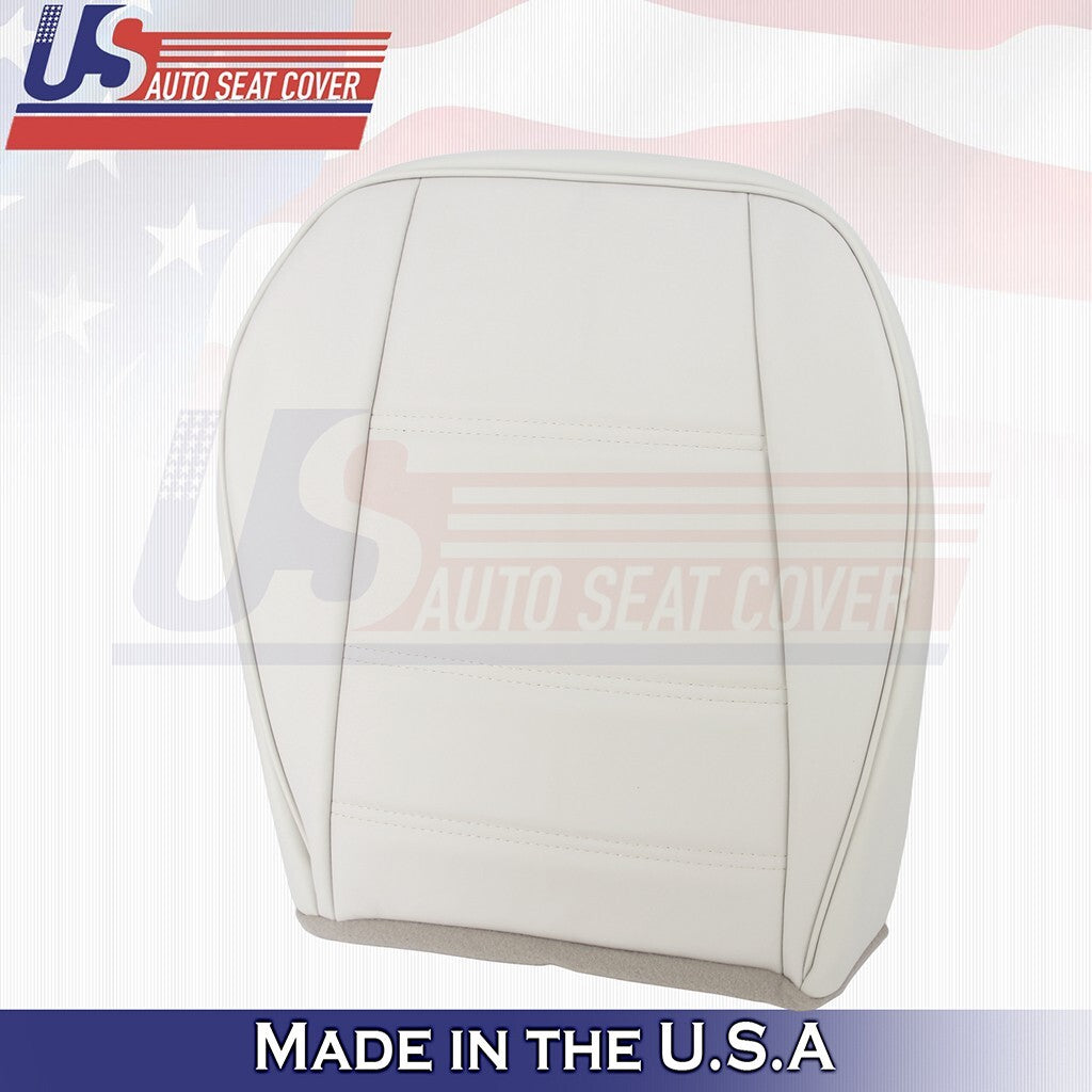 1999 -2004 Fits Ford Mustang V6 DRIVER & PASSENGER Bottoms Leather Cover White
