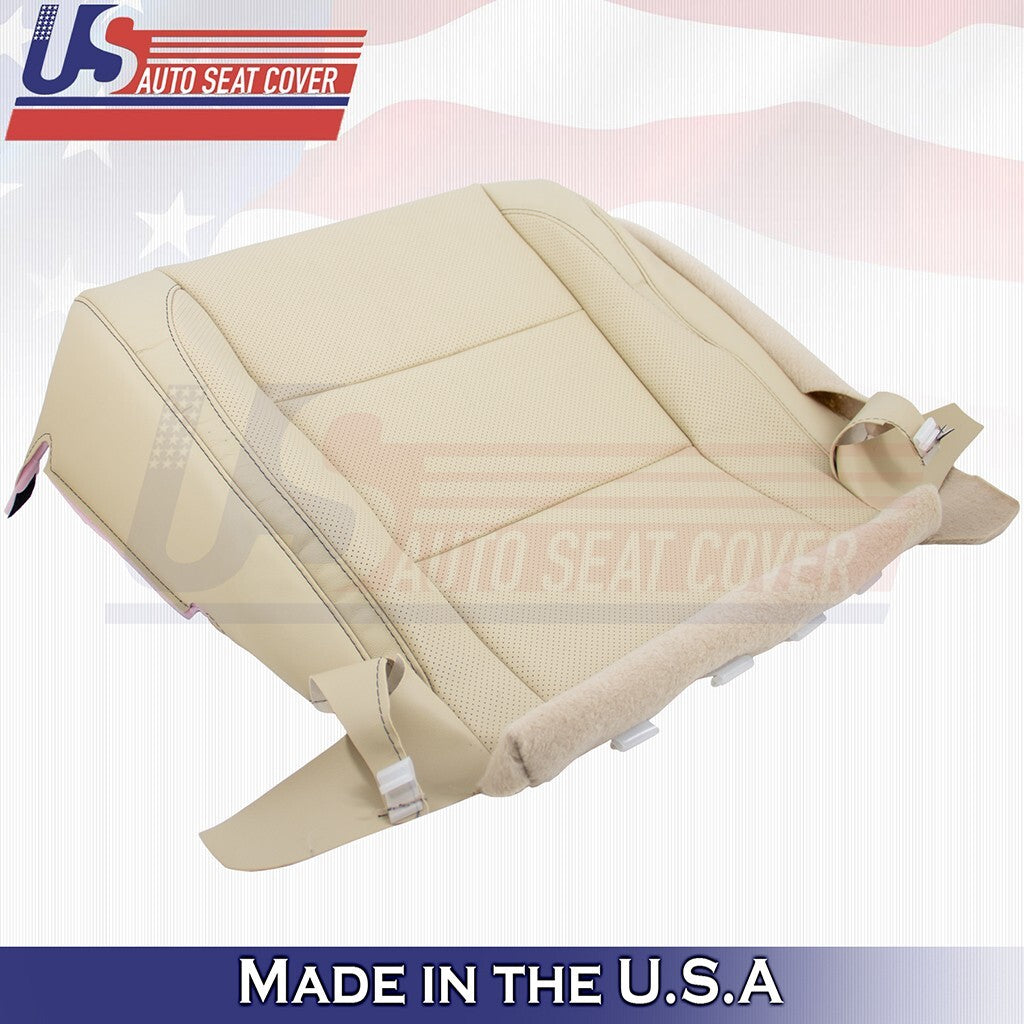 2014 to 2019 For Toyota Highlander Driver Bottom VINYL w/Perforated Cover Tan