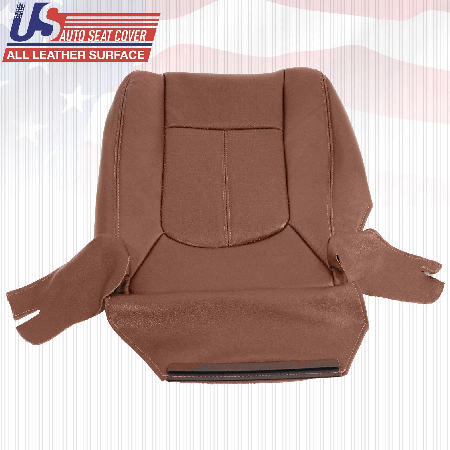 2013 Ford F250 F350 King Ranch - DRIVER Bottom Perforated Leather Seat Cover