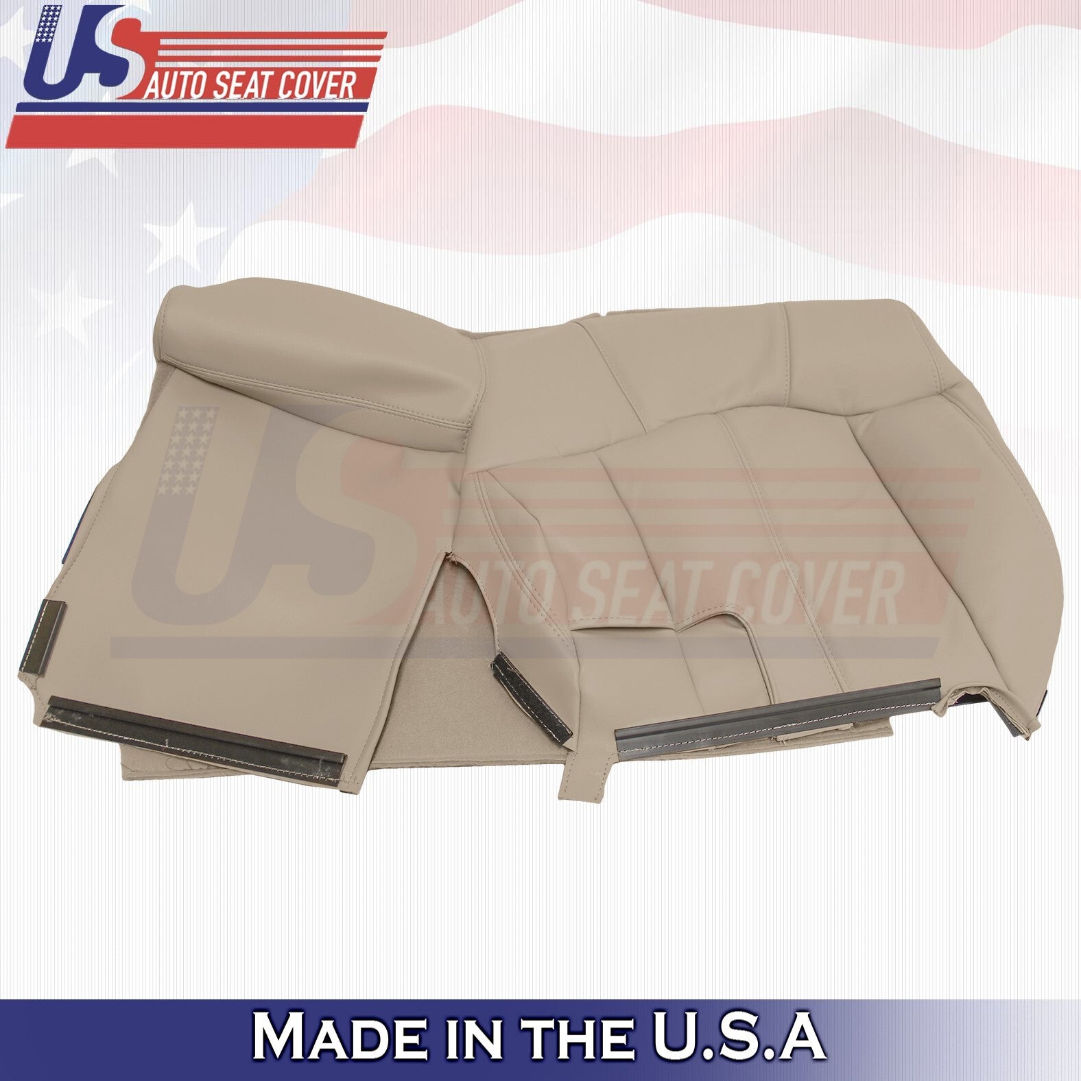 1999 to 2002 For Chevy Tahoe Rear Driver Top &Center Console Leather Cover Tan