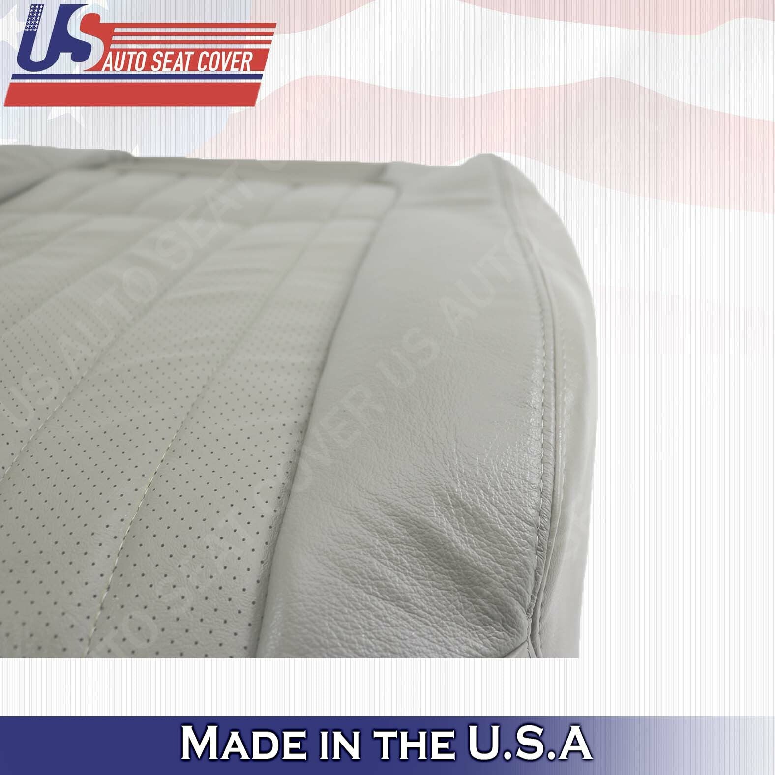 1994 1995 1996 For Chevy Impala Passenger Top Synthetic Leather Seat Cover Gray