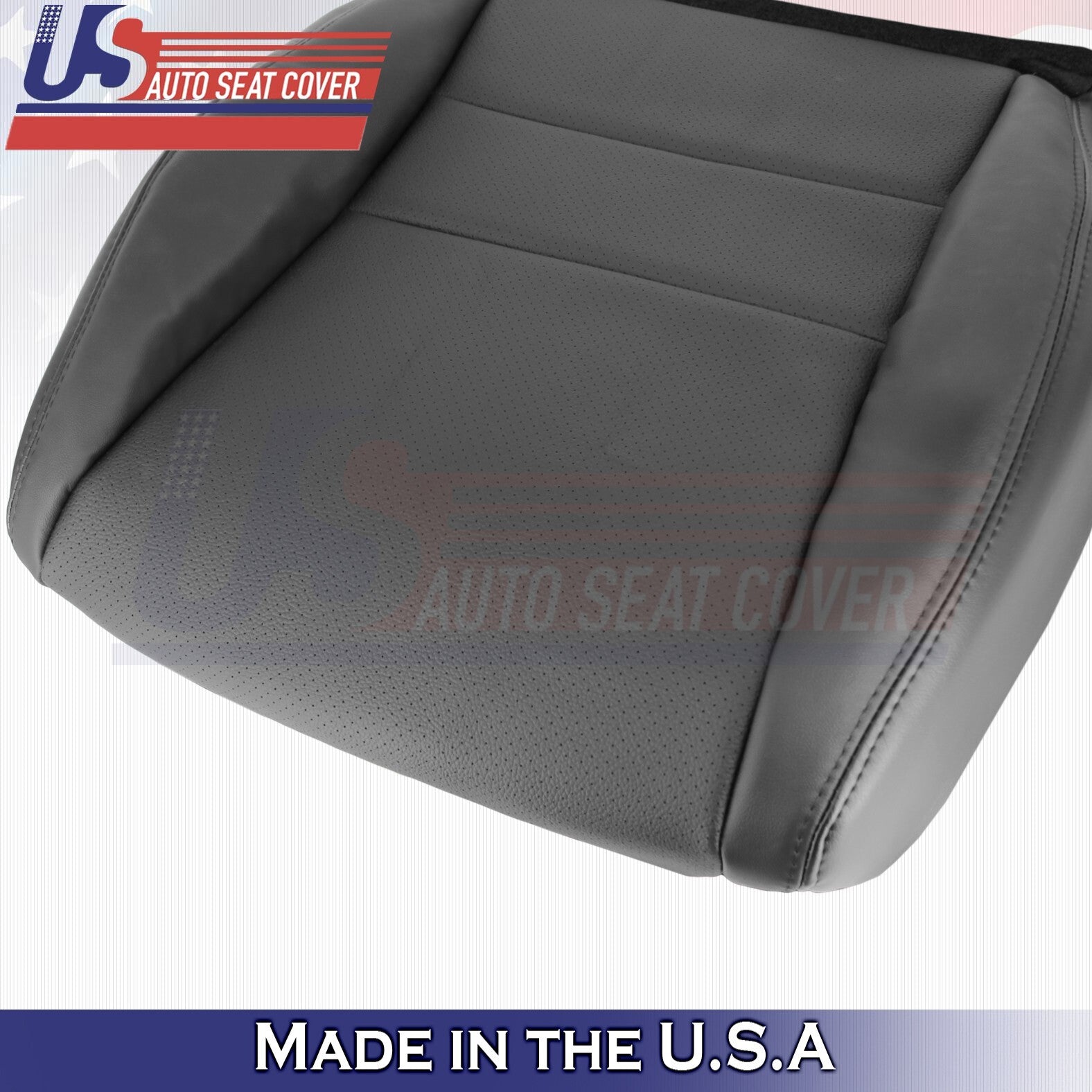 2004 2005 2006 2007 2008 For Acura TSX PASSENGER Bottom Leather Seat Cover BLK