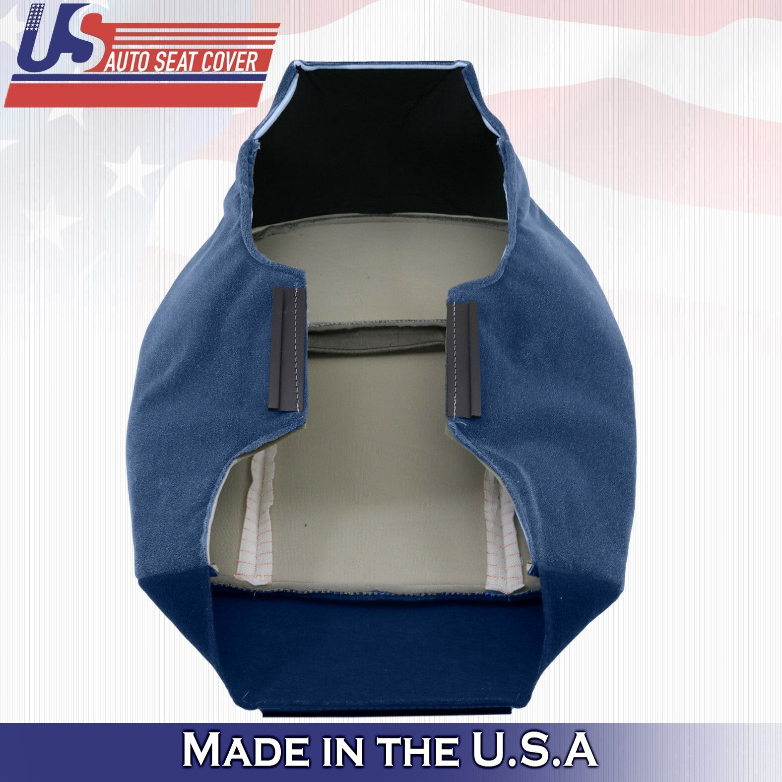 1994 1995 For Ford F150 F250 F350 F450 XLT Driver Bottom Cloth Seat Cover Blue