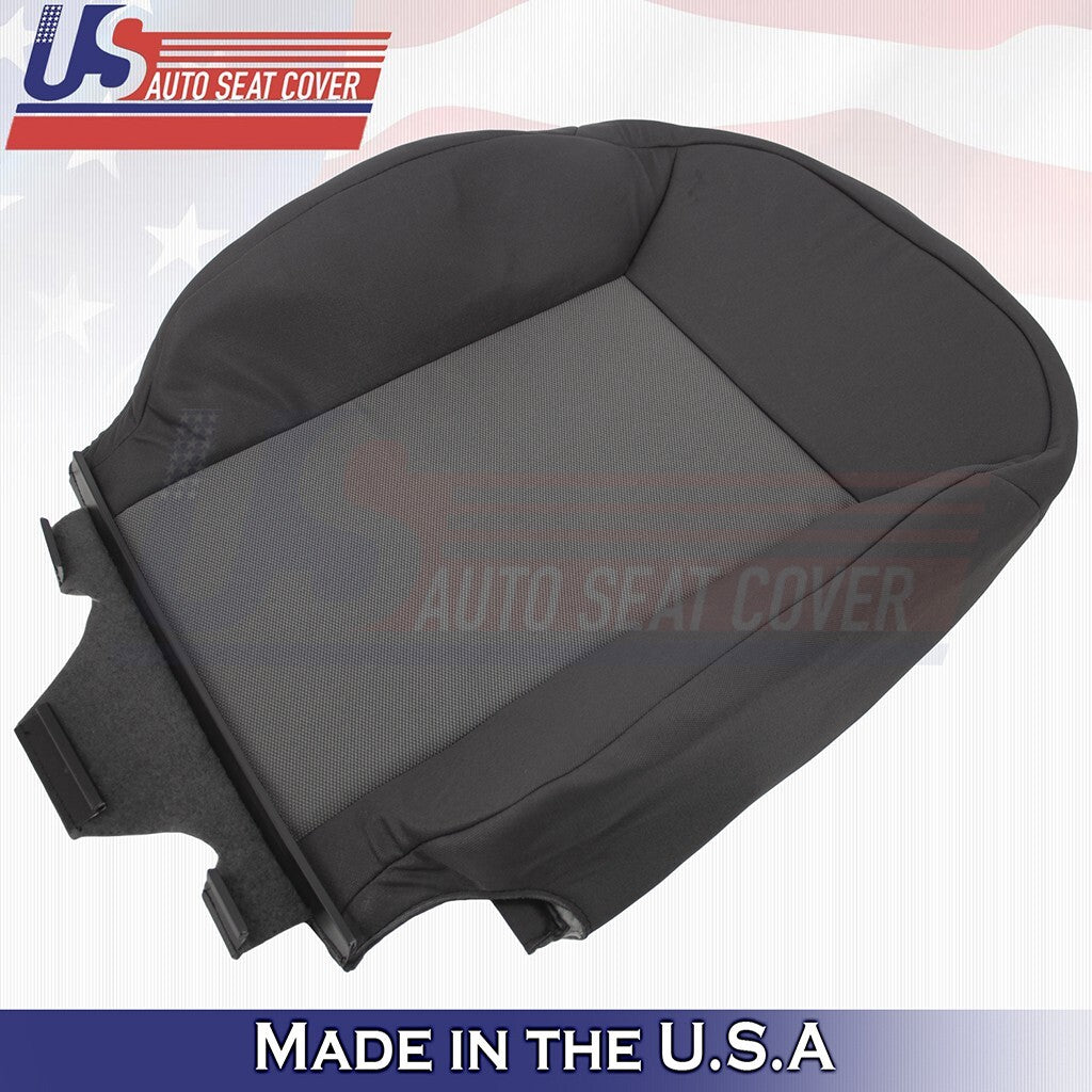 2015-2022 For Ram ProMaster City Driver Passenger Top & Bottom Cloth Cover Black