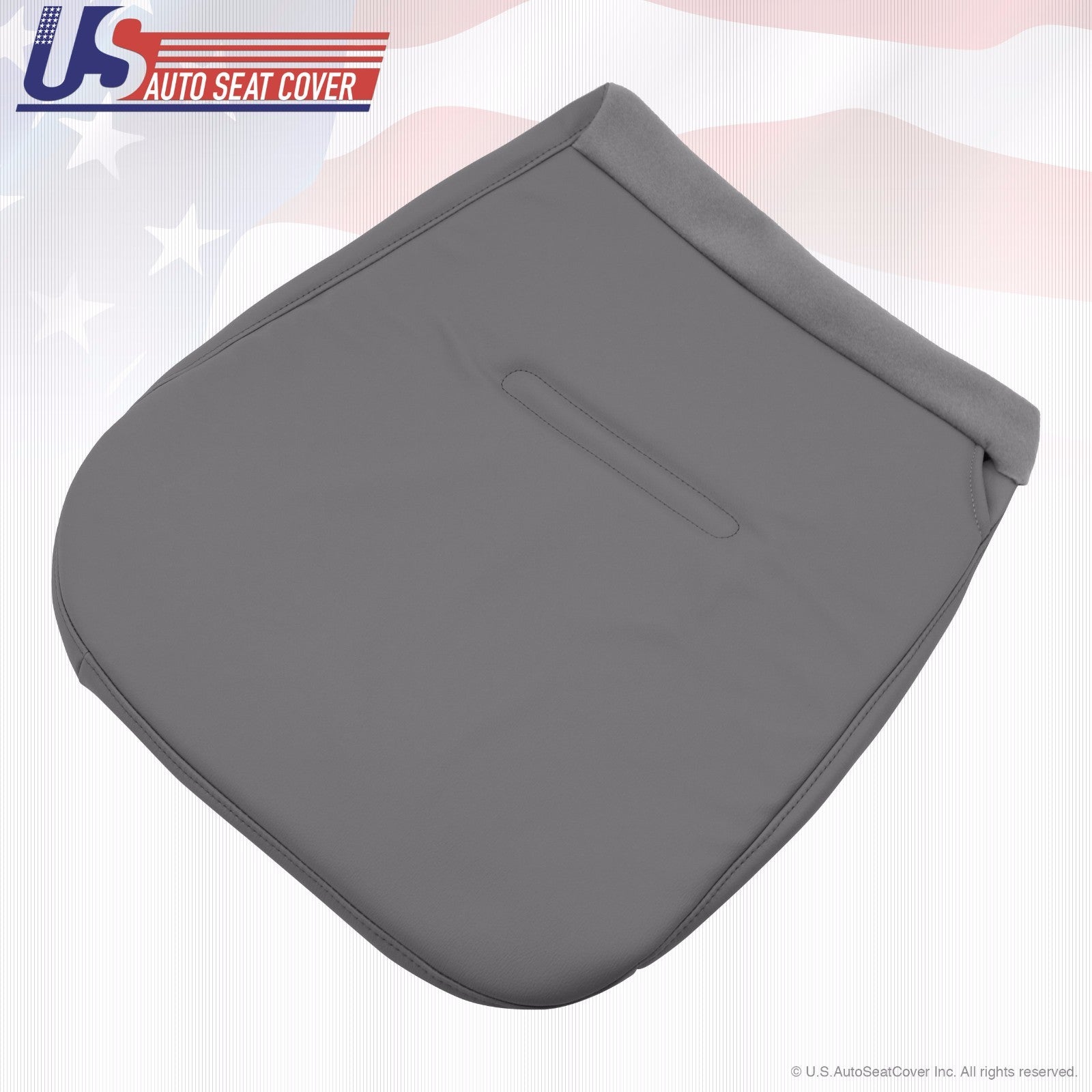 2002 2003 Ford F250 XL Work Truck Driver & Passenger Bottom Vinyl Seat Cover GRY