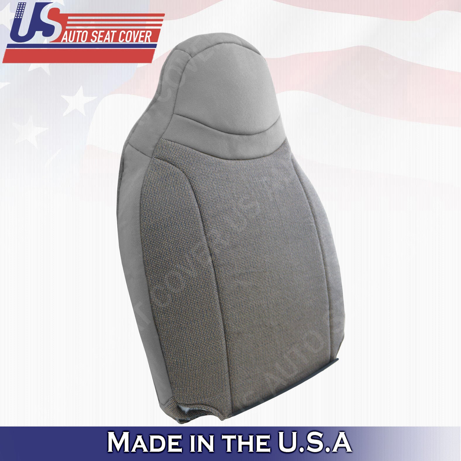 2000 to 2002 Fits Ford Ranger XL XLT Passenger top cloth Seat cover in Gray