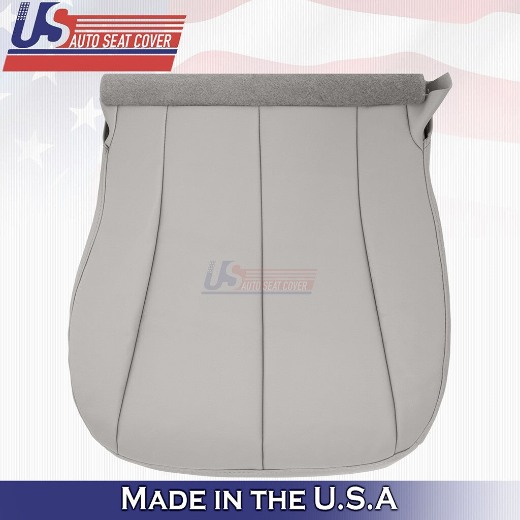 2007-2011 For Toyota Camry Driver and Passenger Bottom Leather Seat Cover Gray
