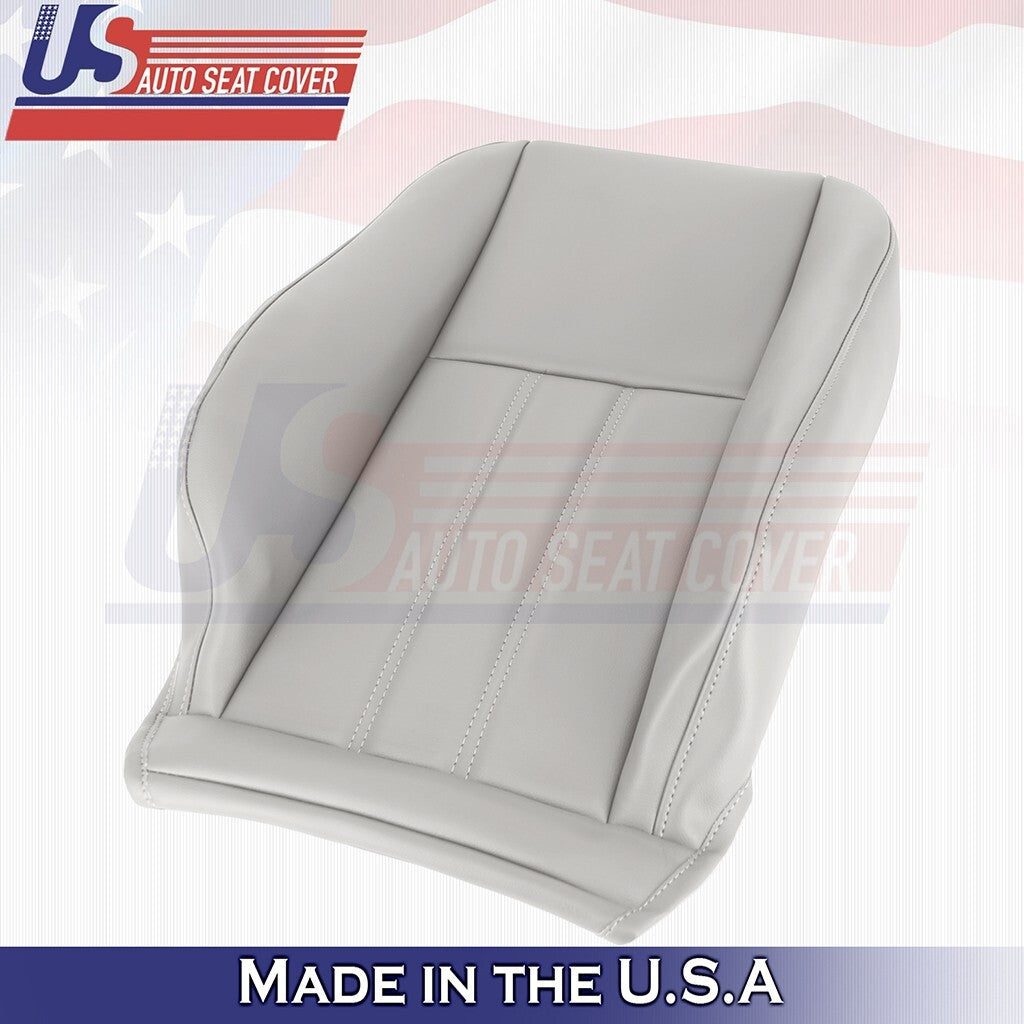 2008 to 2016 Fit Chrysler Town & Country Front 2x Tops Leather Cover Light Tan