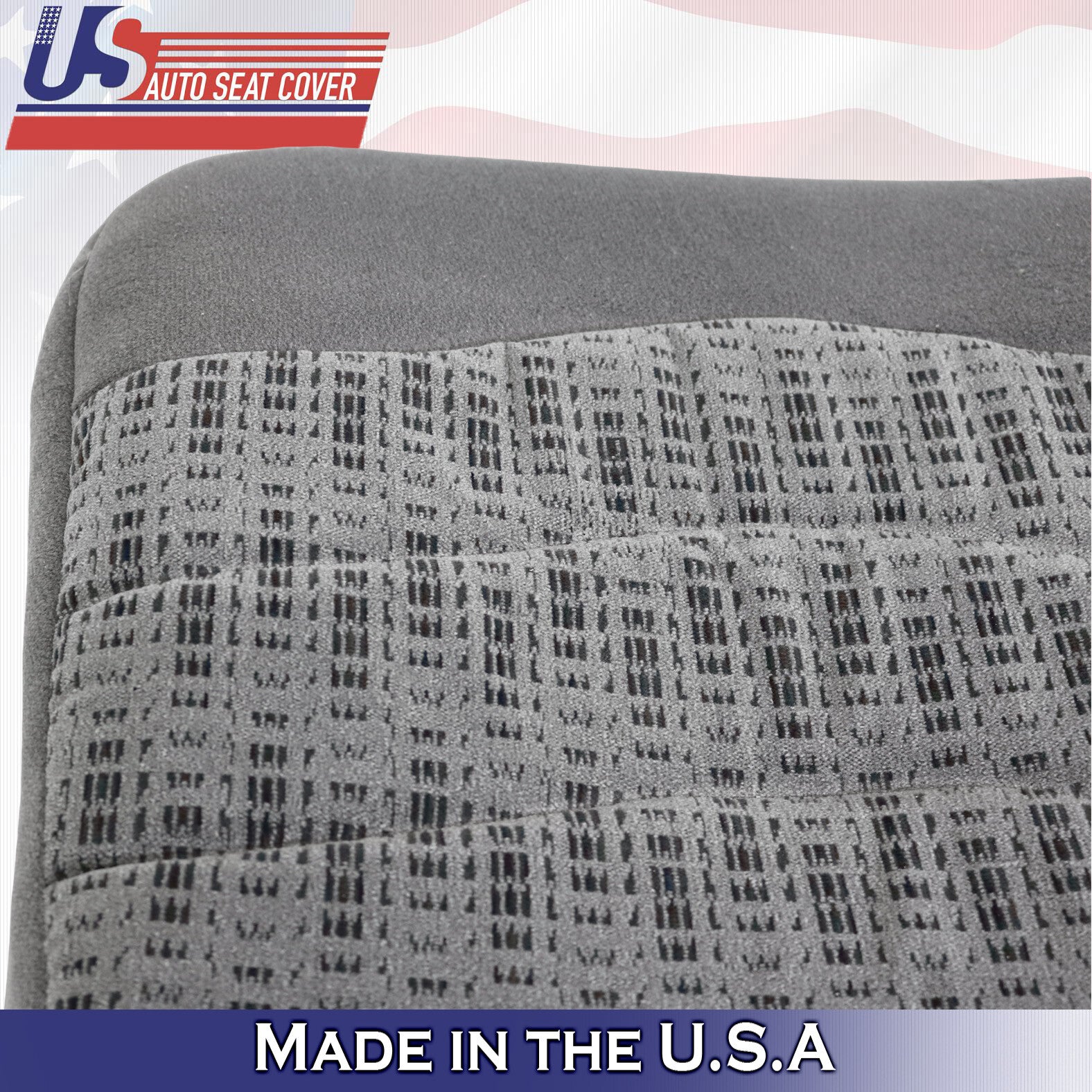 2000 Ford F250 F350 F450 F550 XLT DRIVER PASSENGER BOTTOM CLOTH Seat Cover GRAY