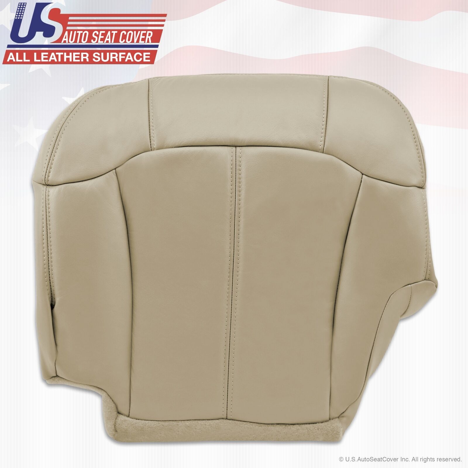 1999 2000 2001 2002 Chevy Tahoe Suburban Upholstery leather seat cover Light Tan