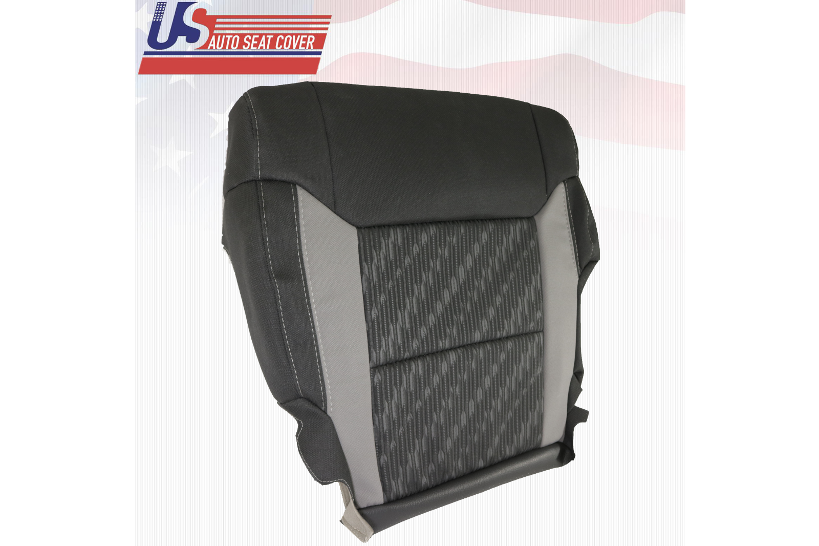 For 2014 - 2020 Toyota Tundra Driver Bottom Replacement Cloth Seat Cover Black