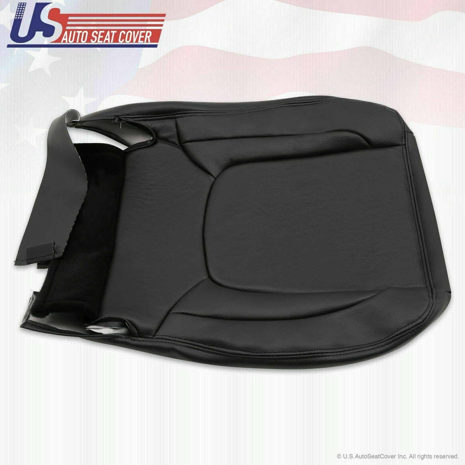 2004 FITS Dodge Ram Laramie 3500 Driver Passenger Bottom Leather Cover Dk Gray