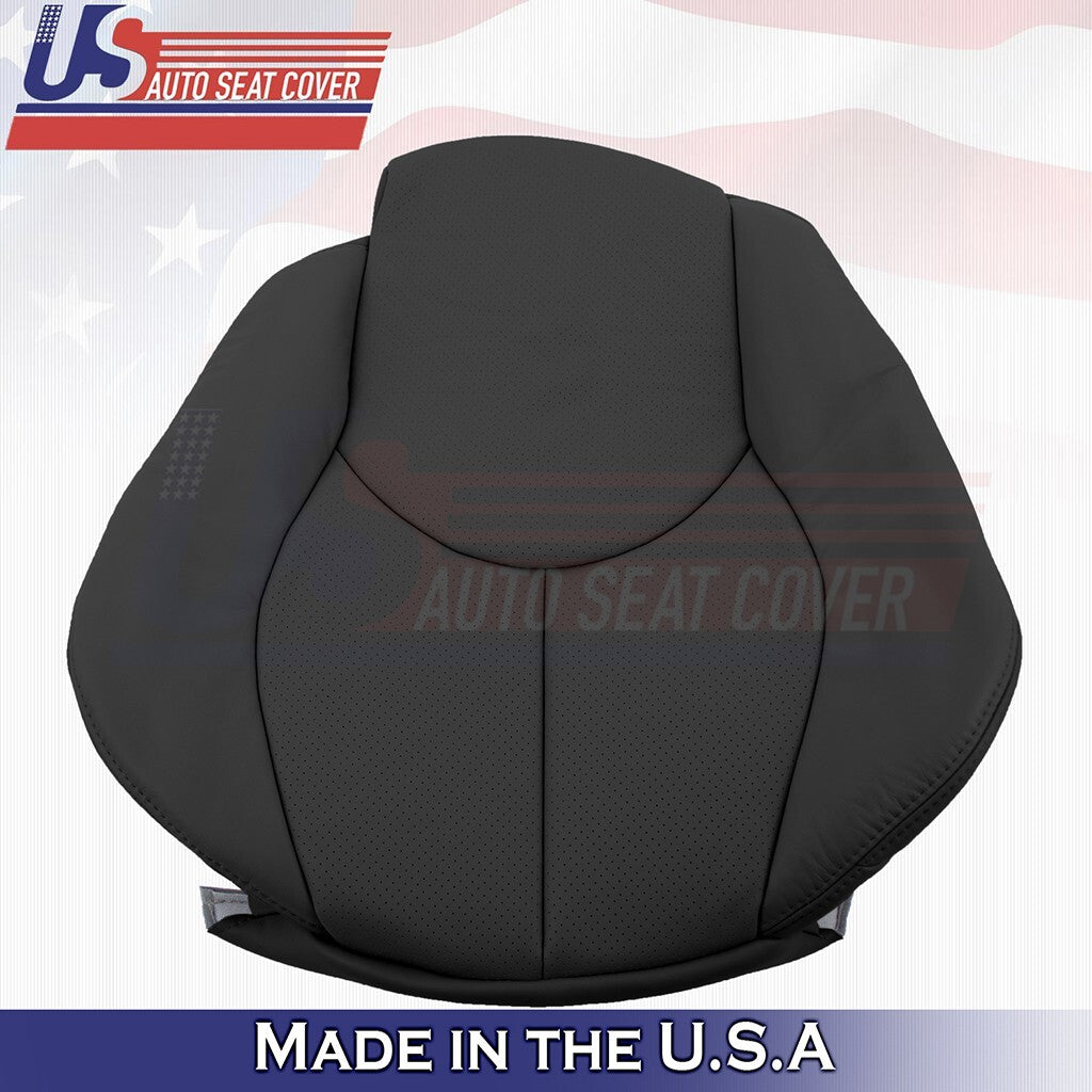 1996 to 2002 Fits Mercedes Benz SL600 RIGHT Bottom & Top Perf Leather Cover BLK