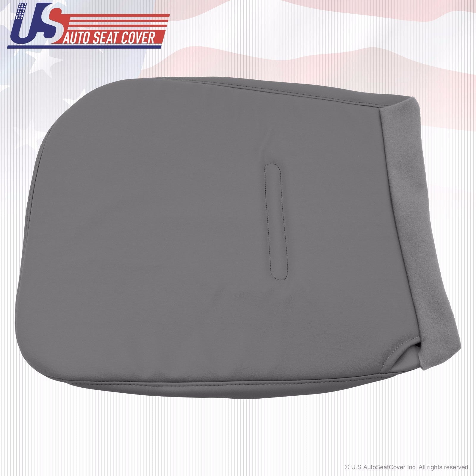 2002 2003 Ford F250 XL Work Truck Driver & Passenger Bottom Vinyl Seat Cover GRY