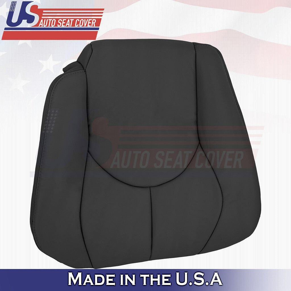 1996 to 2002 Fits Mercedes Benz SL320 Passenger Top &Bottom Leather Cover Black