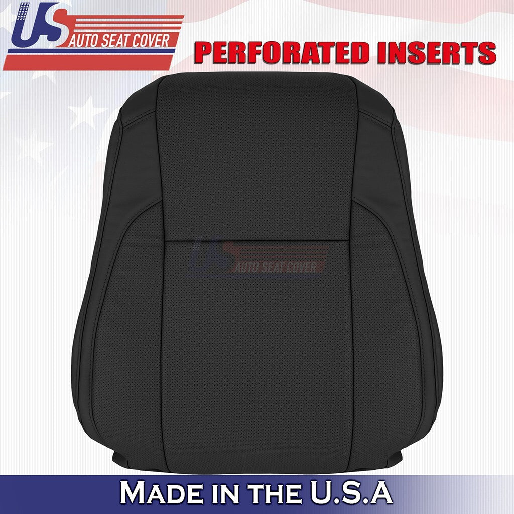 2018 2019 For Toyota Highlander Driver Top Leather Seat Cover Black