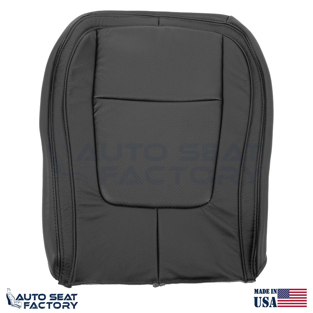 2009 - 2015 Fits Jaguar XF X2 RIGHT Bottom Black Vinyl Seat Cover, Perforated