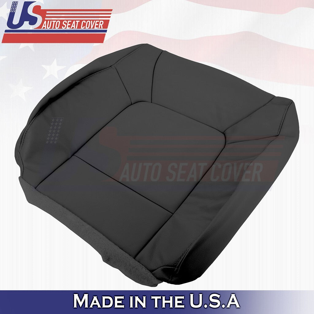 Driver & Passenger Tops Leather Seat Covers Black 2009 2010 2011 For Honda Pilot