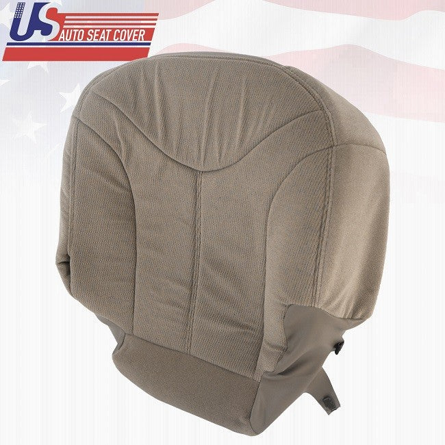 2000 - 2002 GMC Yukon SLE SLT - DRIVER BOTTOM FABRIC REPLACEMENT SEAT COVER TAN