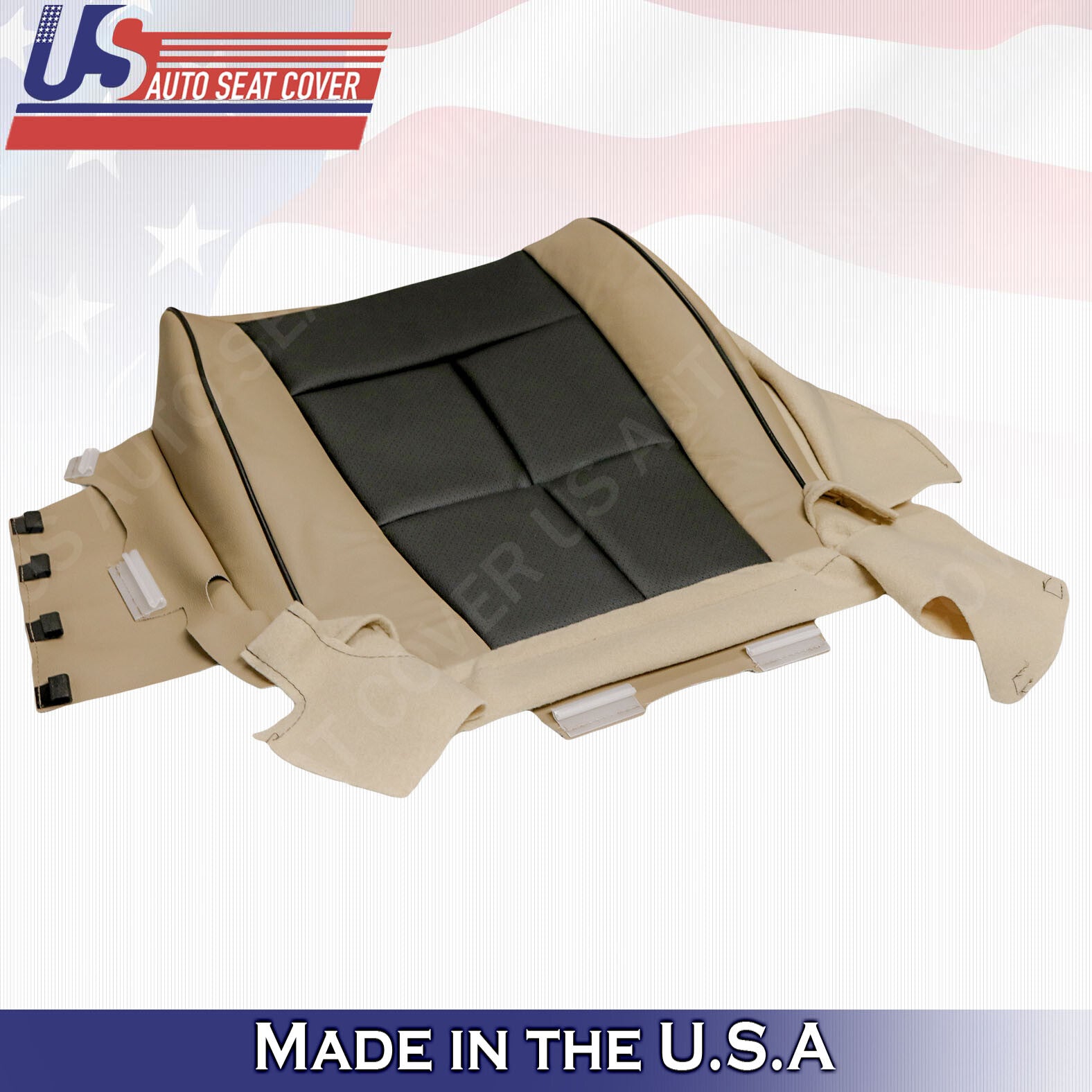 2011 2012  Lincoln Navigator Driver Bottom Perforated Cover two tone Tan Black