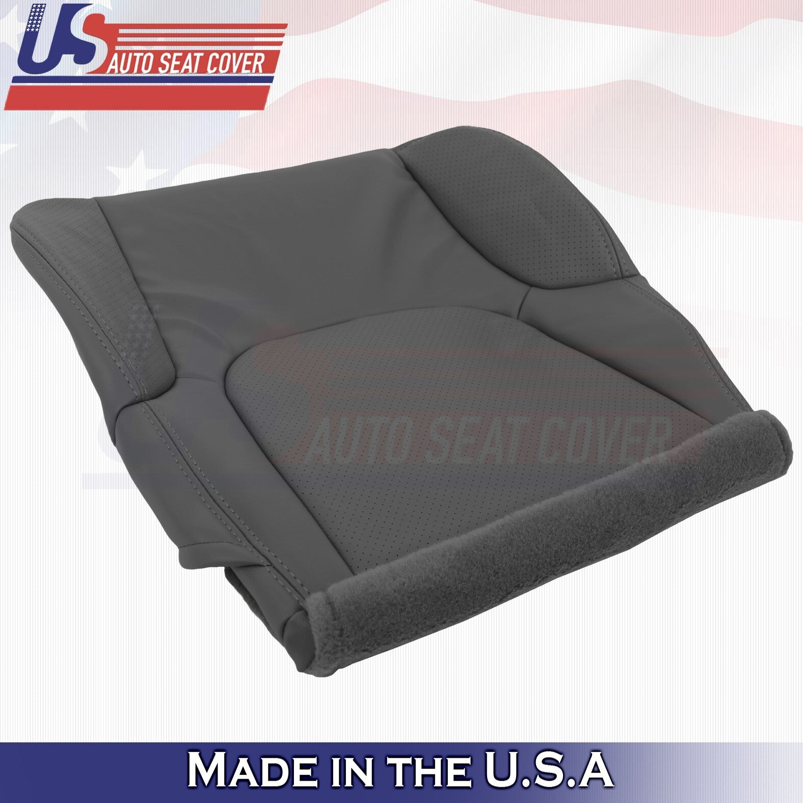 2005 to 2021 For Nissan Frontier Driver Top & Bottom Leather Seat Covers Black