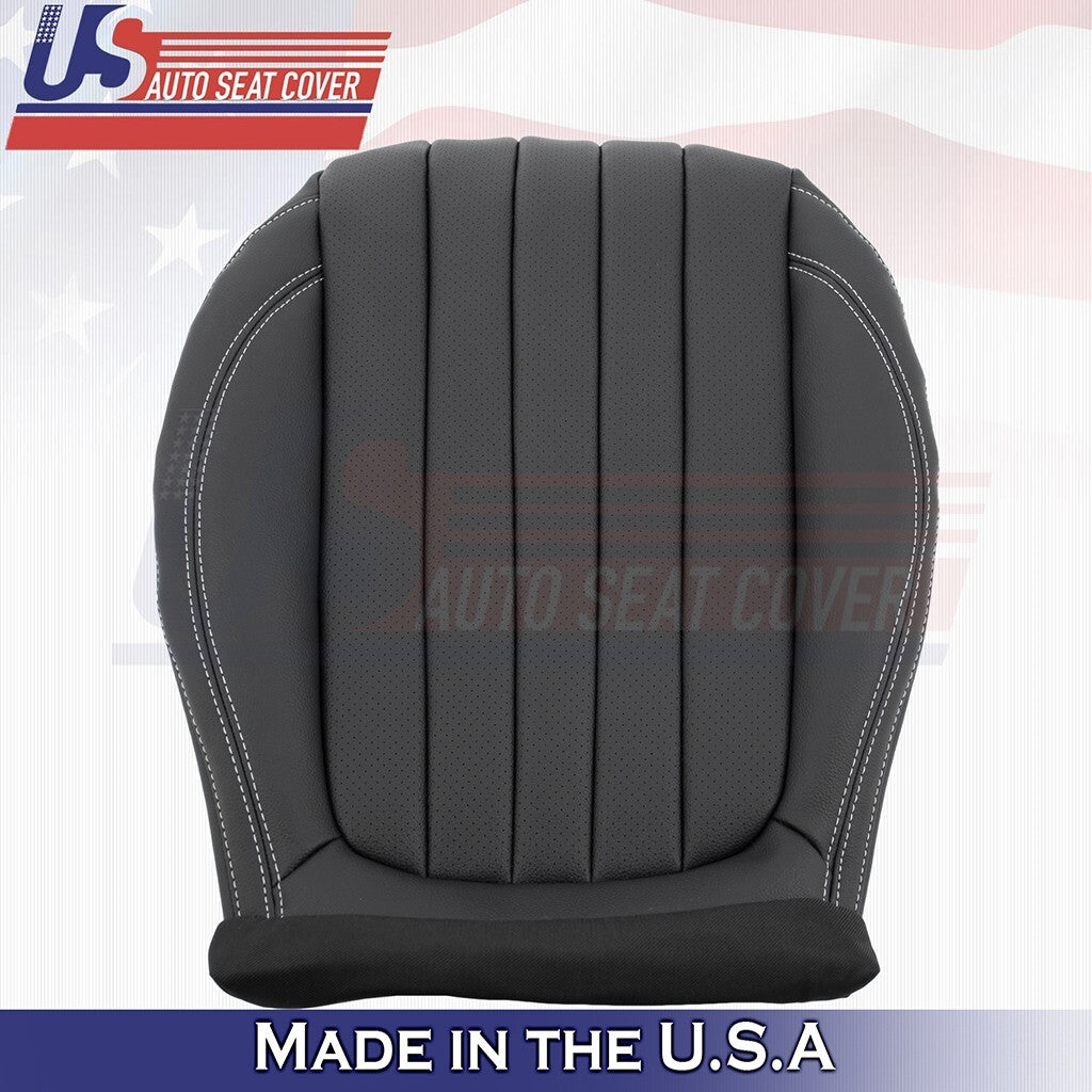 2017 to 2020 For Mercedes Benz E350 Passenger Bottom Synth Leather Cover Black