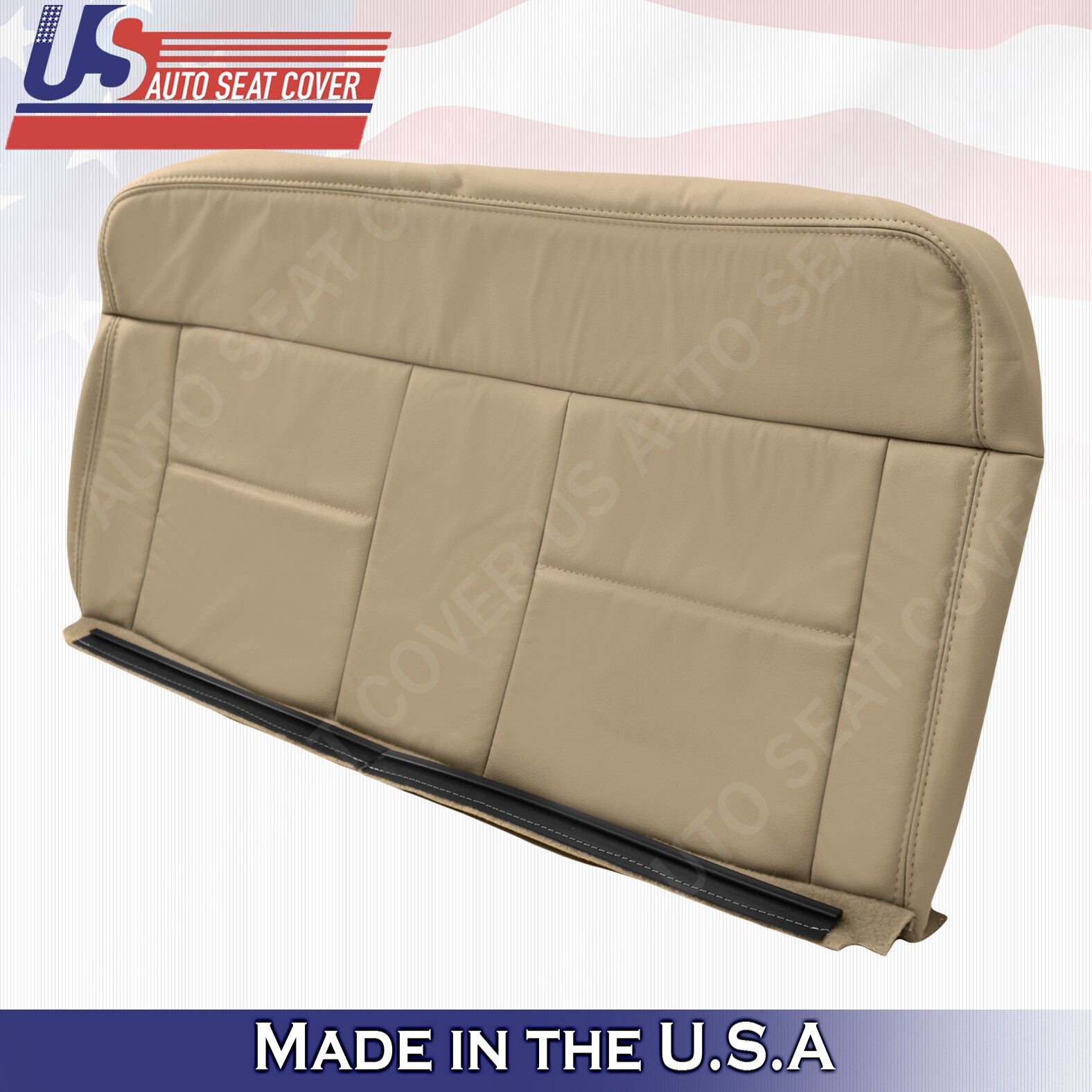 Rear DRIVER Bottom Leather Cover Tan 2005 2006 2007 2008 Ford F150 Lariat