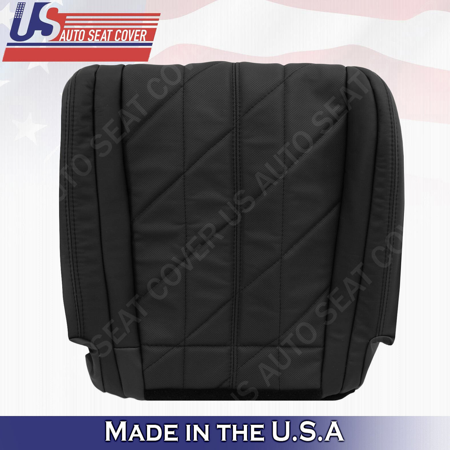 Fits 2009 to 2013 INFINITI FX35 FX37 QX70 Front Row Bottoms Leather Covers Black