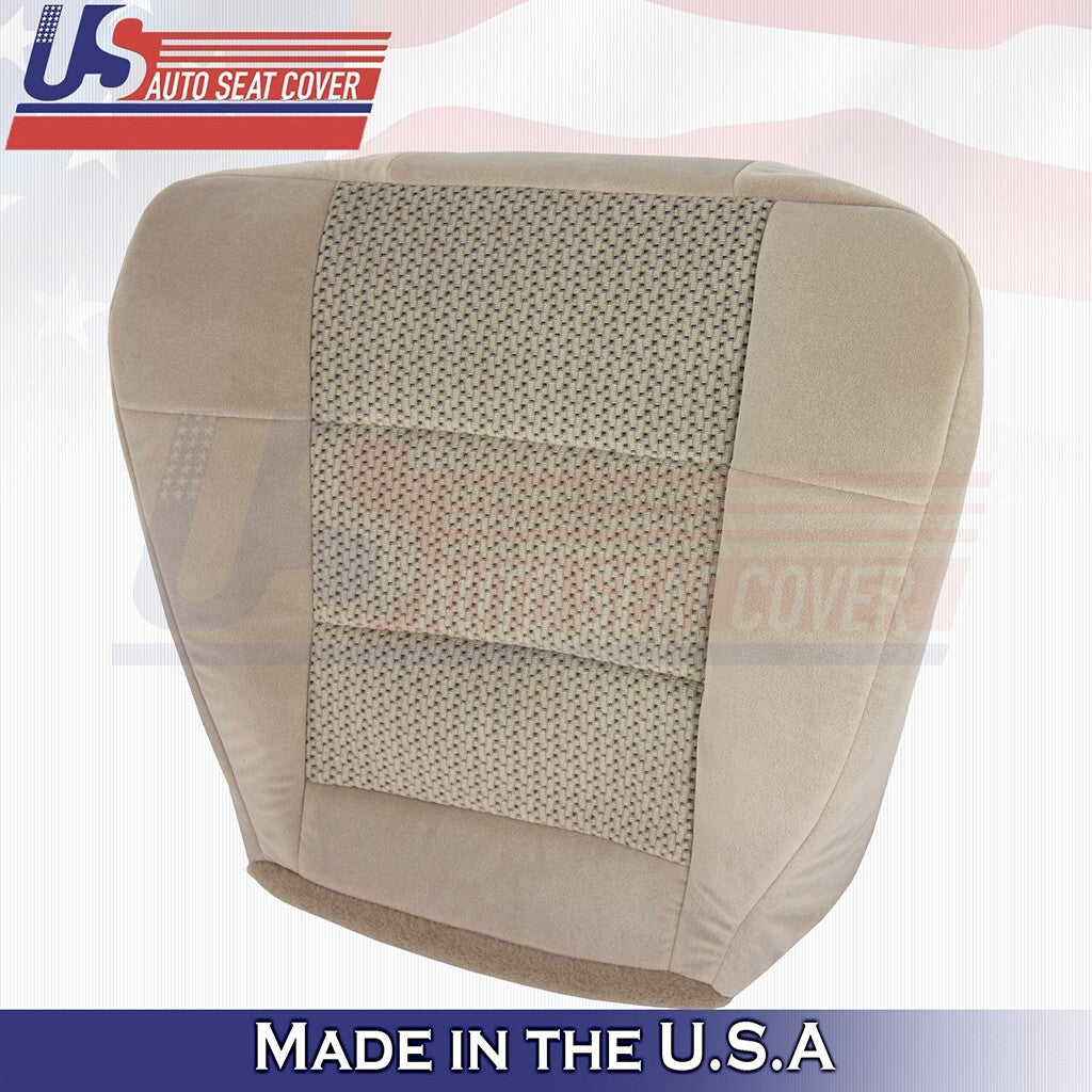 2003 Fits Ford F-150 Extended Cab Driver Bottom Cloth Seat Cover Med Tan