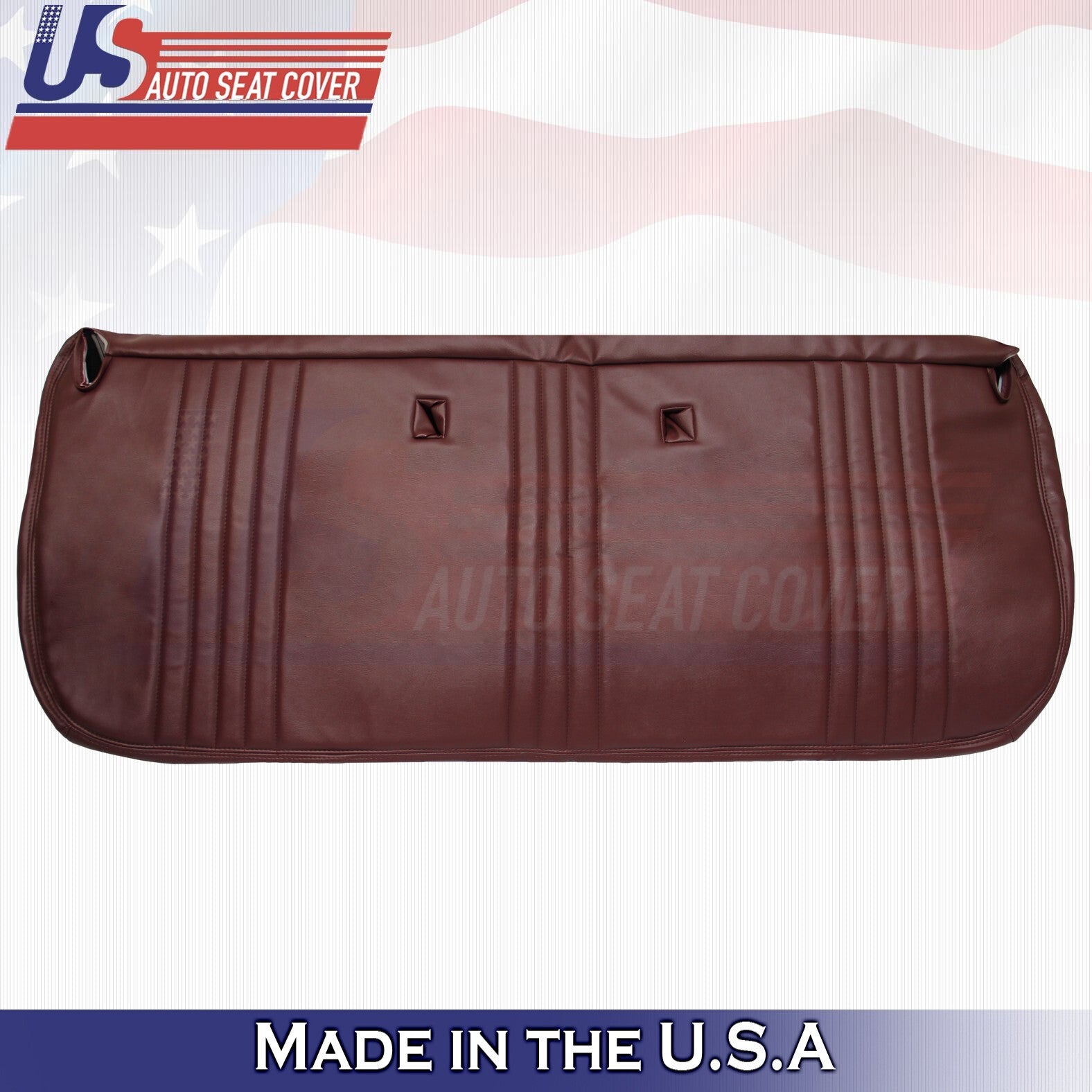 2000 For GMC Sierra C/K 1500 2500 3500 Top & Bottom Bench Vinyl Seat Covers Red