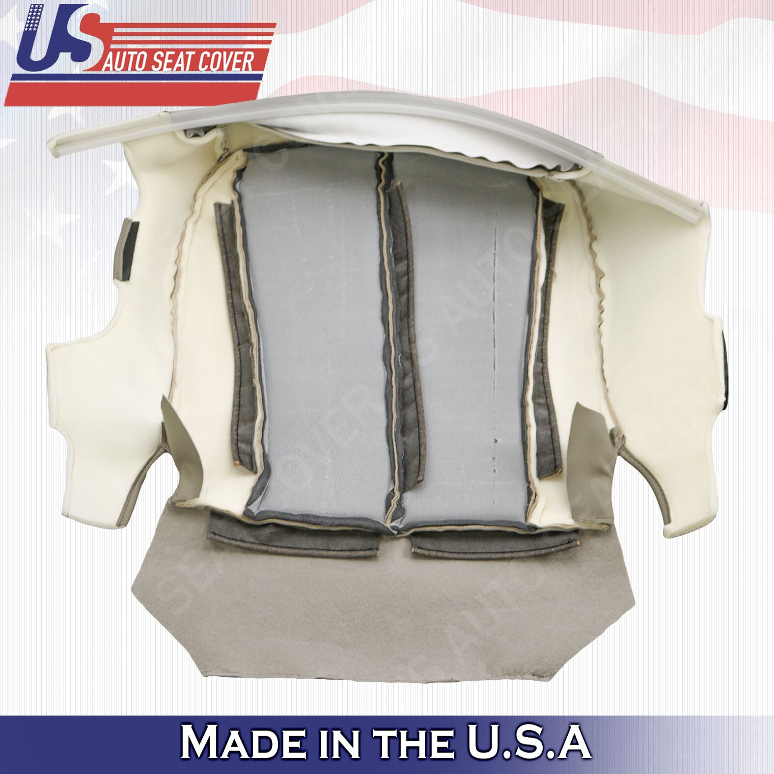 2007 - 2011 For Toyota Camry Driver Passenger Bottom Leatherette Seat Covers Tan