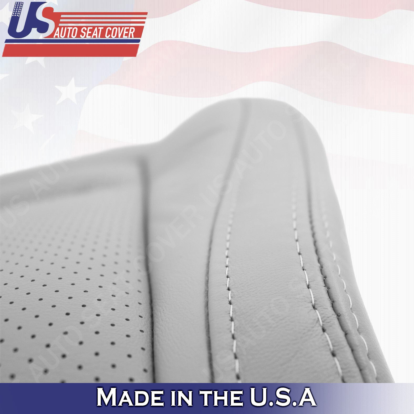 2001 2002 2003 Fits Toyota Highlander Passenger Bottom Leather Seat Cover Gray
