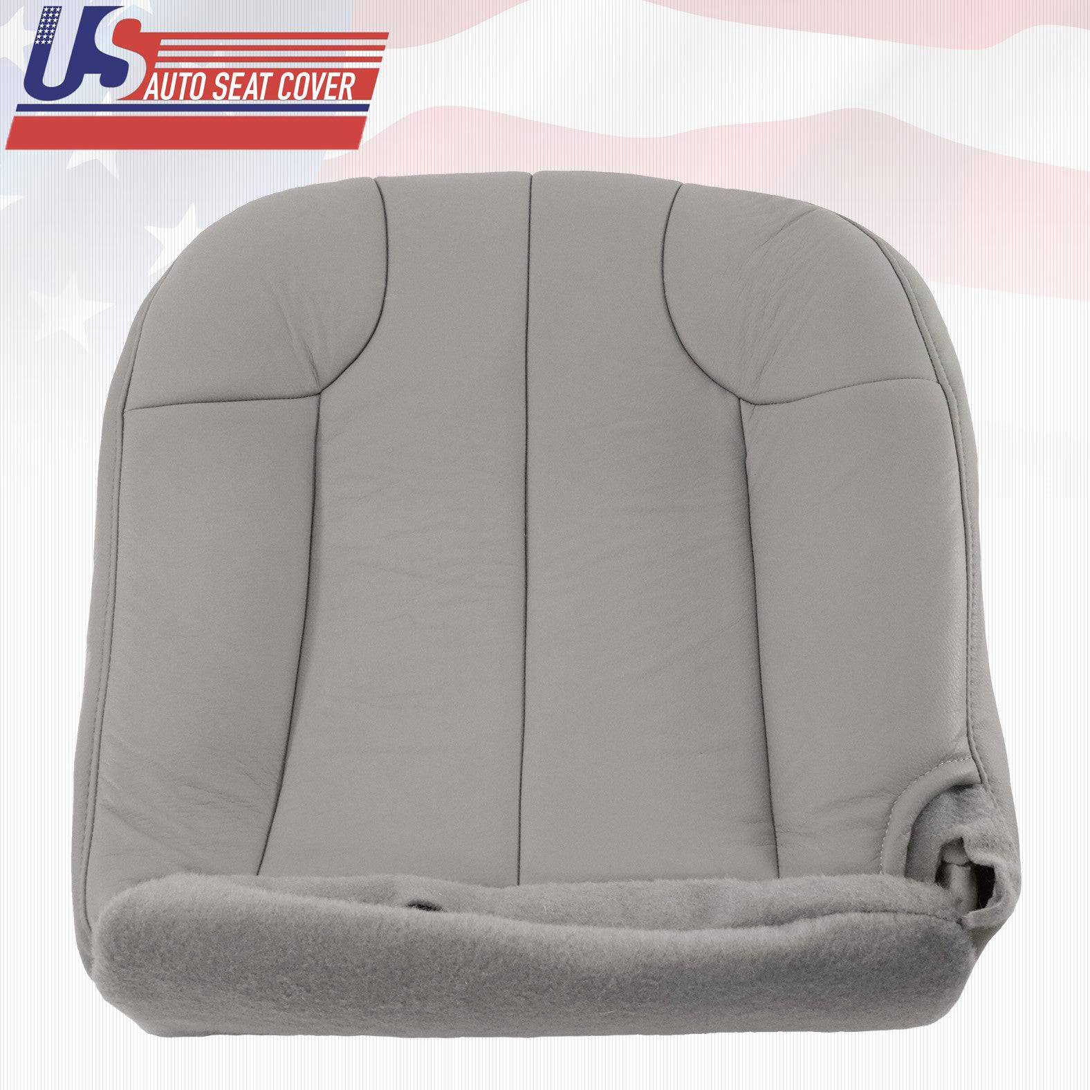 1999 2000 2001 For Jeep Grand Cherokee Driver Bottom Leather Seat Cover Gray