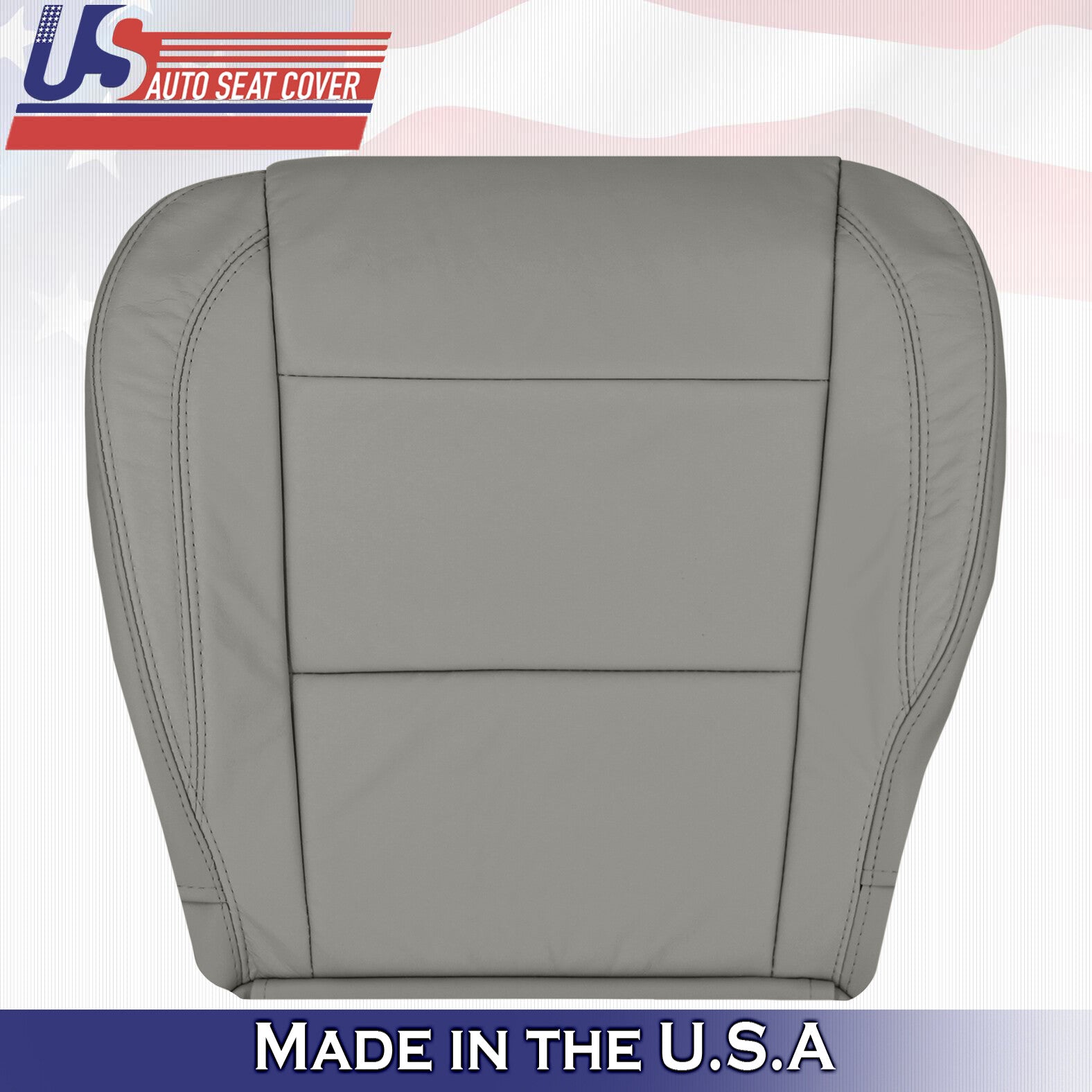 2004 - 2010 For Infinity QX56 Driver Side Bottom Leather Seat Cover in Gray