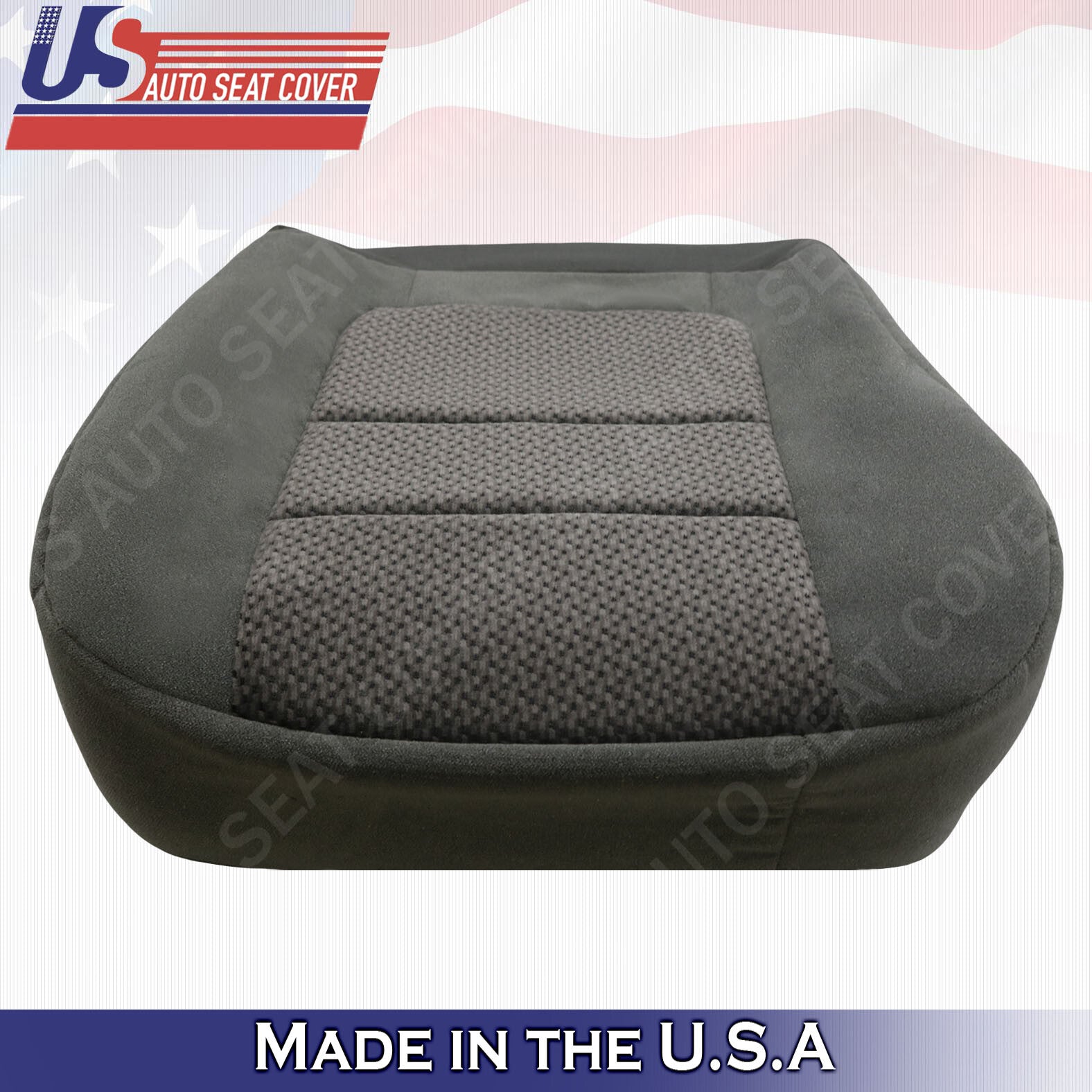 2001 Ford F250 F-350 F-450 XLT Driver Bottom Cloth Seat Cover Med. Graphite Gray