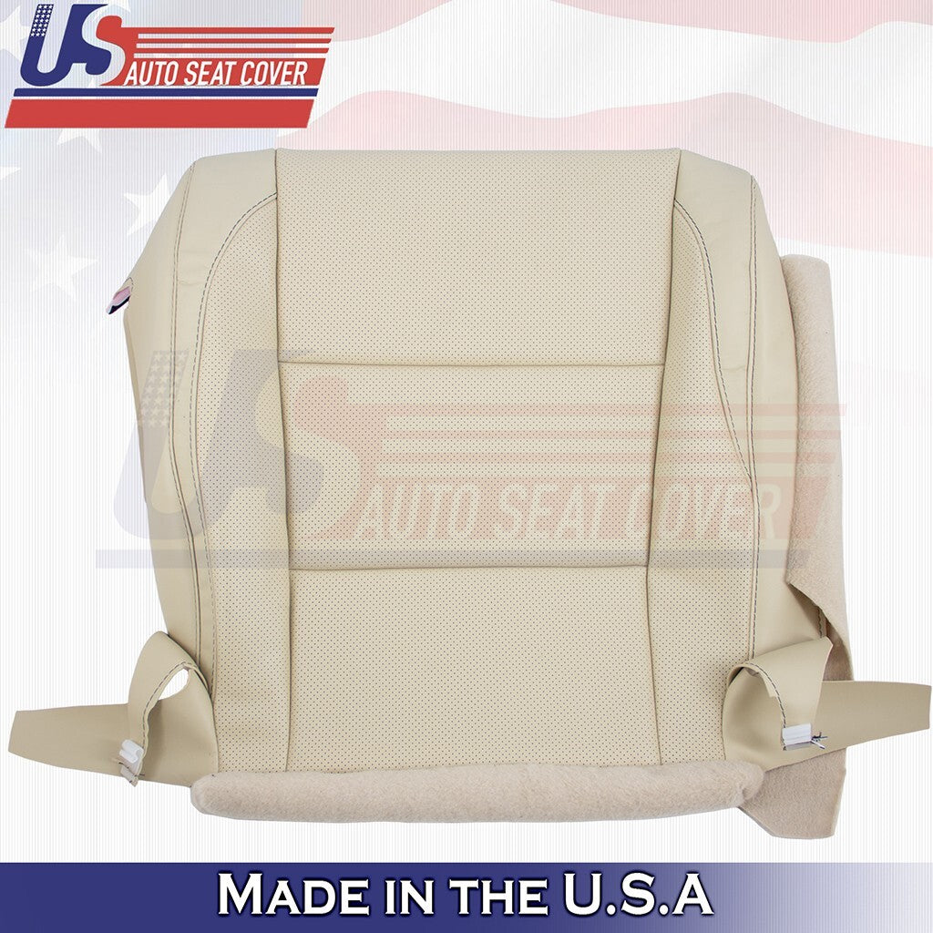 2014 to 2019 For Toyota Highlander Driver Bottom Leather w/Perforated Cover Tan