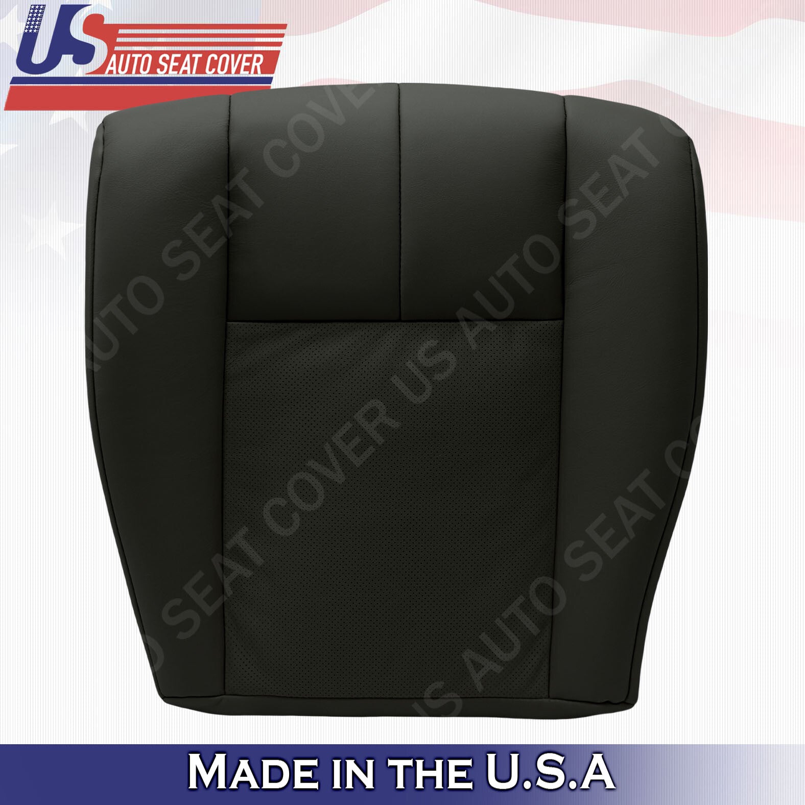 2005 to 2010 Cadillac STS Driver & Passenger Bottoms Perforated Cover BLACK