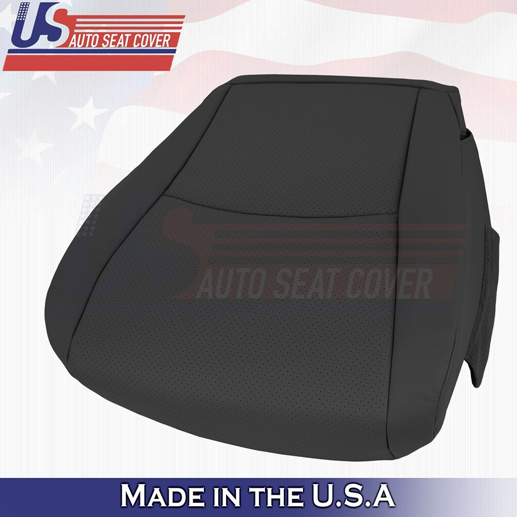 2004 to 2007 For Toyota Highlander Passenger Bottom Leather Seat Cover Black