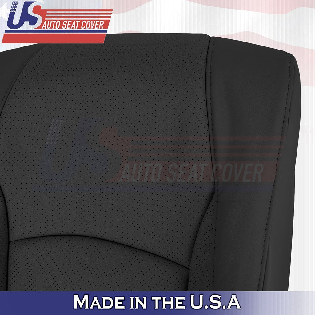 2003 to 2009 For Lexus RX330 RX350 Driver Top Synth Leather Perf Cover Black