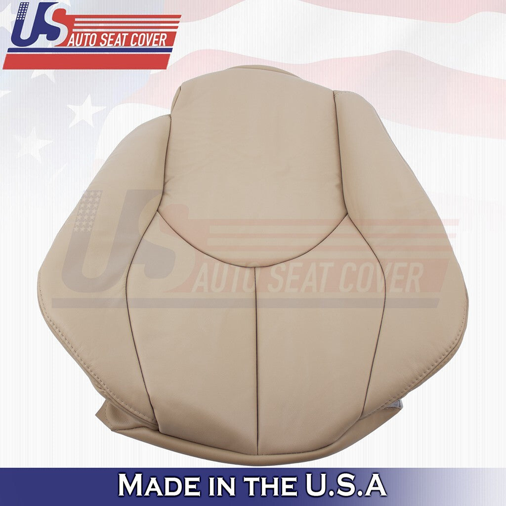 1996 to 2002 For Mercedes Benz SL500 Front Set Tops &Bottoms Leather Cover Tan
