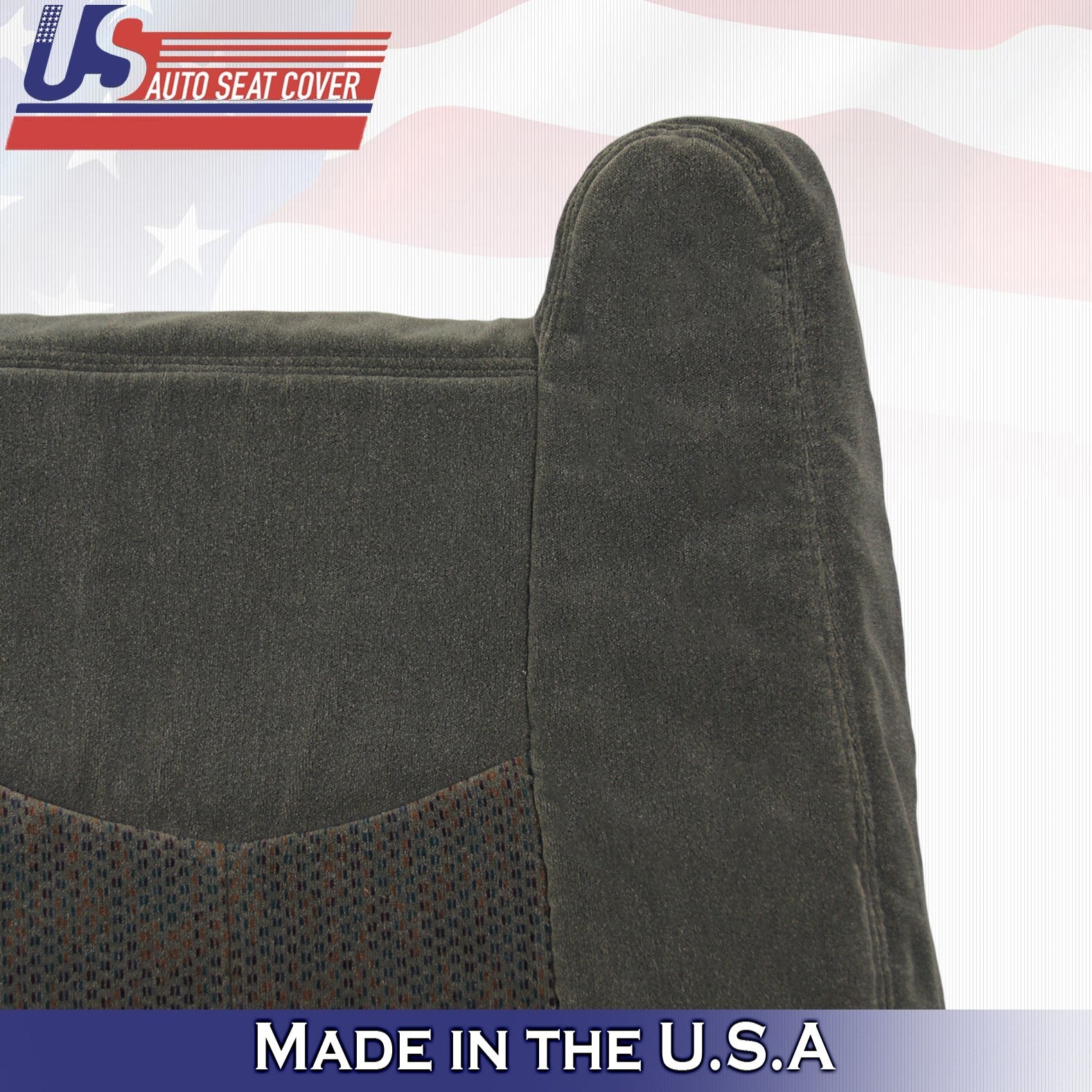 2005 For Chevy Silverado 1500 2500 Passenger Top Bottom Armrest Cloth Cover Gray