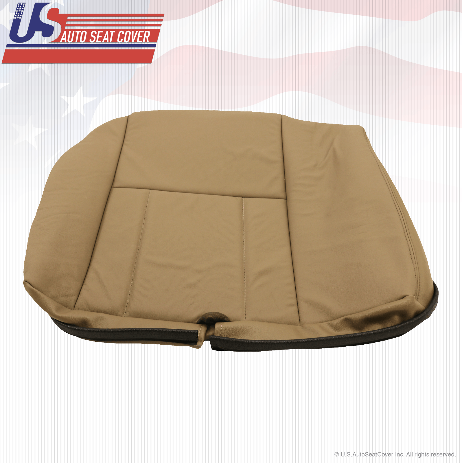 Rear Driver - Passenger Bottom Vinyl Seat Cover Oak Tan Fits 2002 Toyota 4Runner