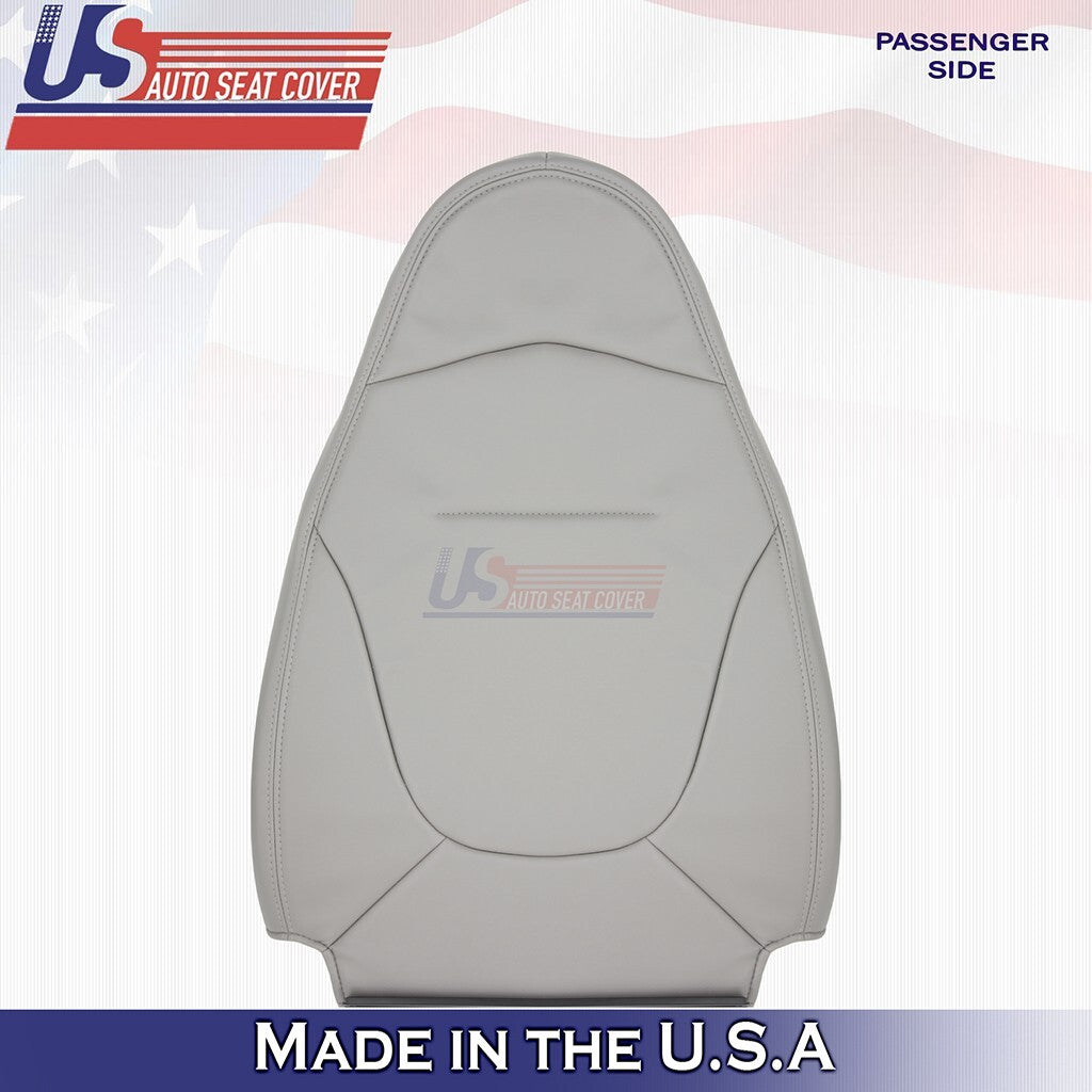 Passenger Bottom & Top Leather Seat Cover Gray FIts 1997 1998 Ford F150 Lariat