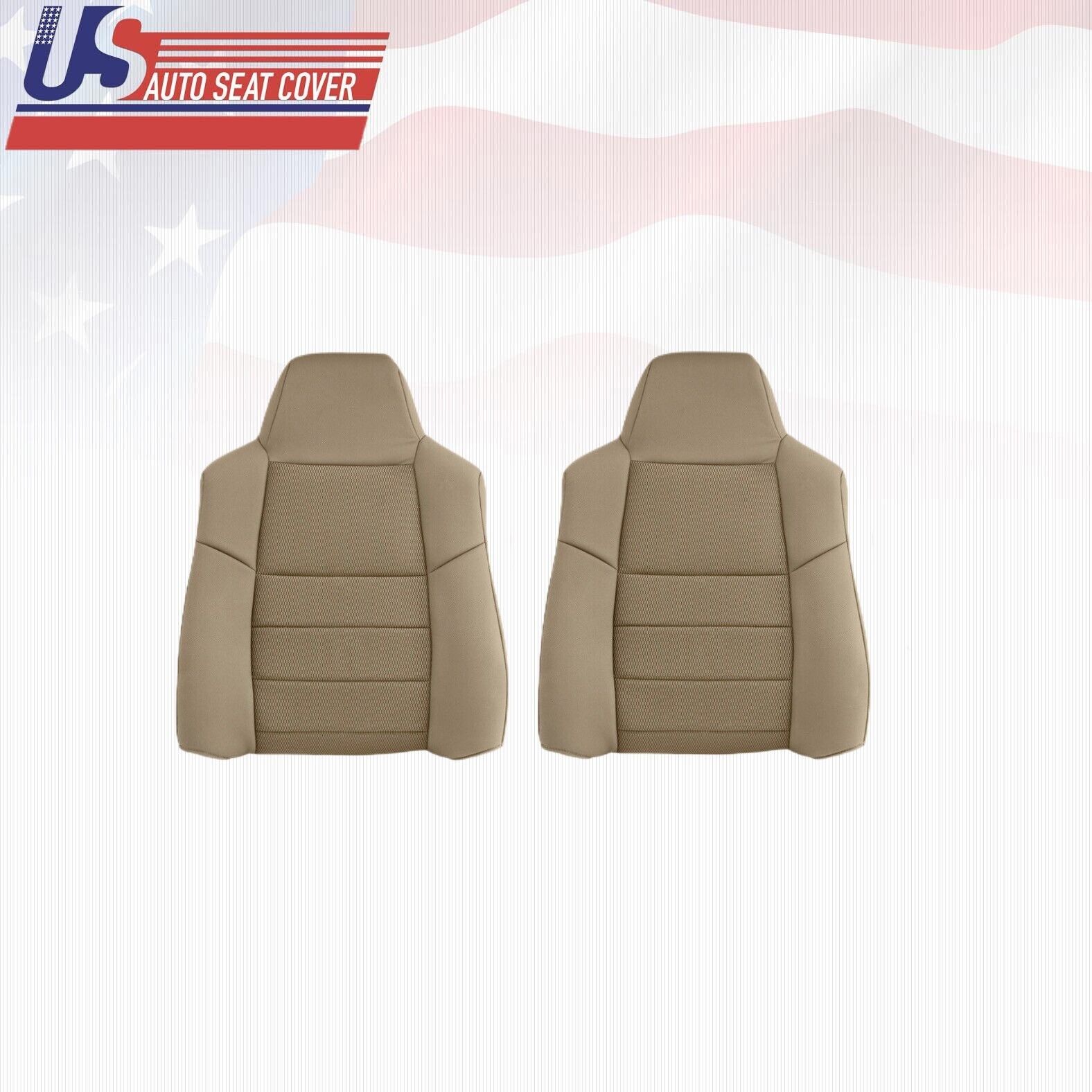 2002 to 2007 Fit Ford F250 F350 Driver & Passenger Tops Covers Tan