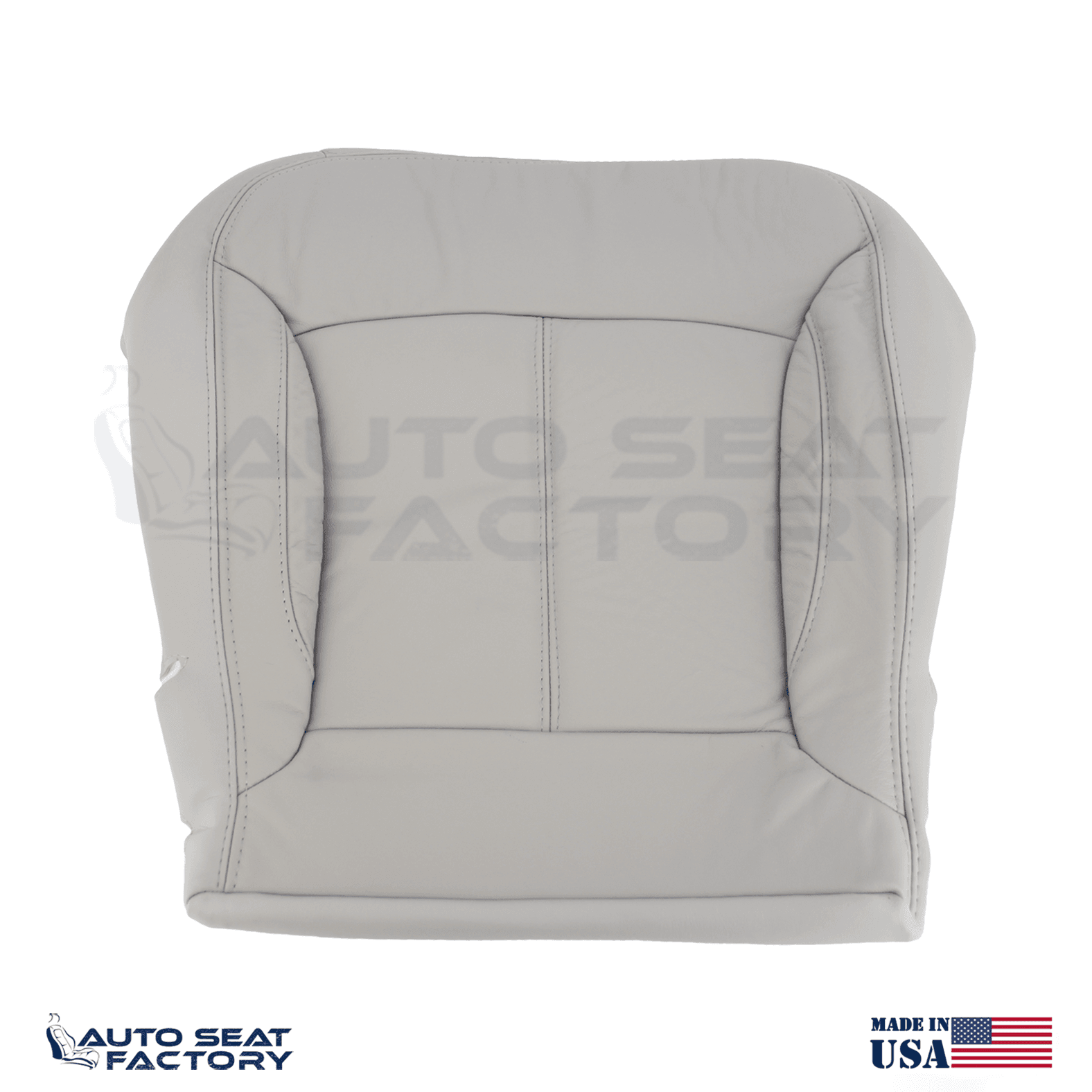 For 2010 -2013 Buick LaCrosse Left & Right Bottom SOLID Gray Leather Seat Covers