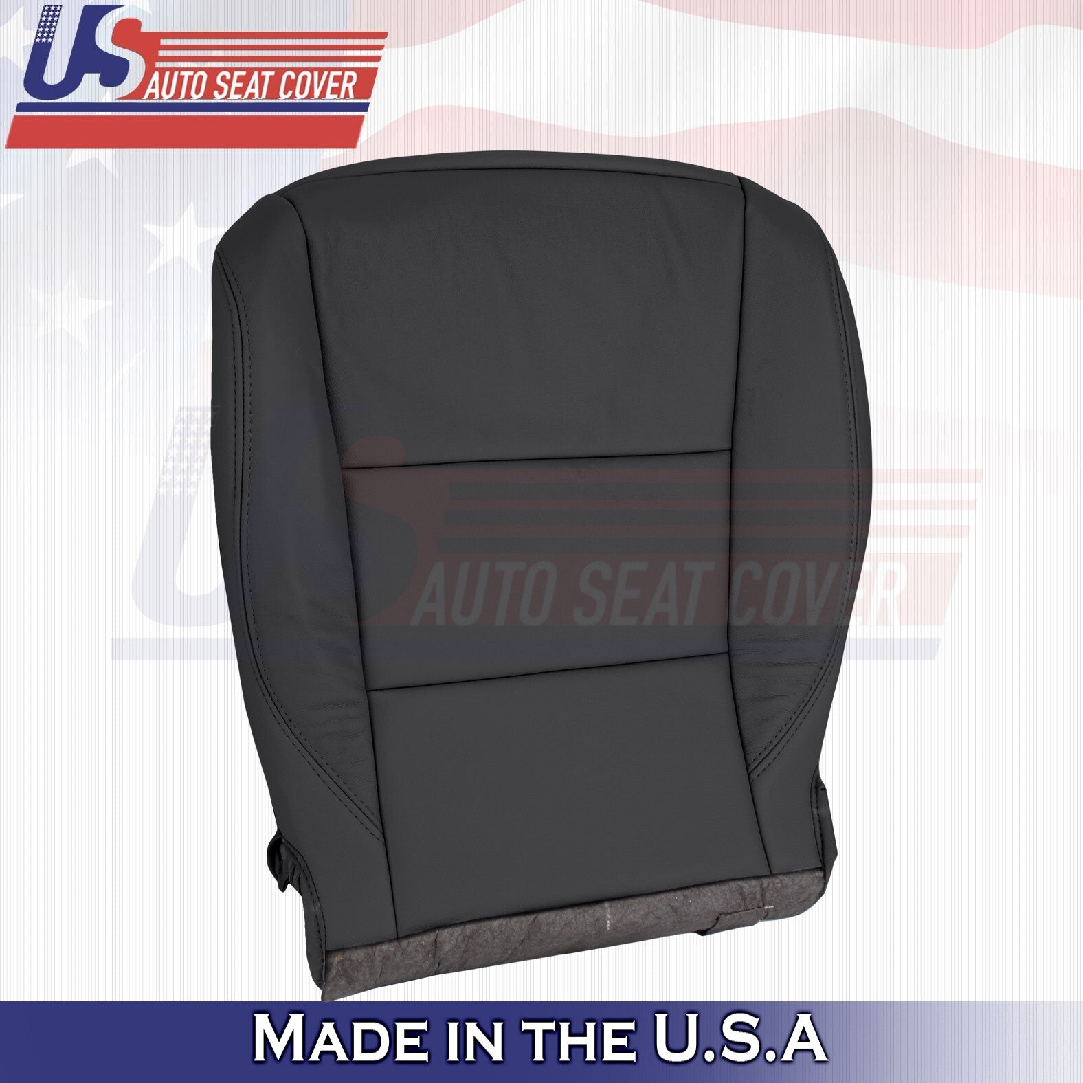 2017 to 2020 Fits Toyota Sienna Driver & Passenger Bottoms Leather Cover Gray