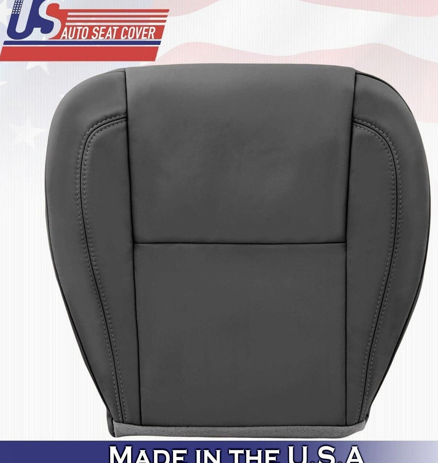 2002 2003 For Lexus GS300 Driver Side Bottom Synthetic Leather Seat Cover Black