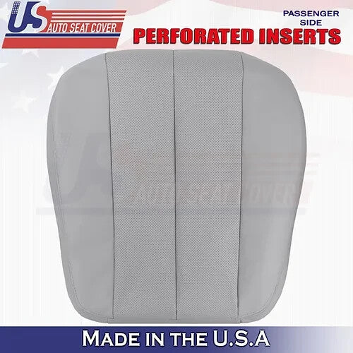 1990-1995 Fits Mercedes Benz SL320 Passenger Bottom &Top Leather Seat Cover Gray