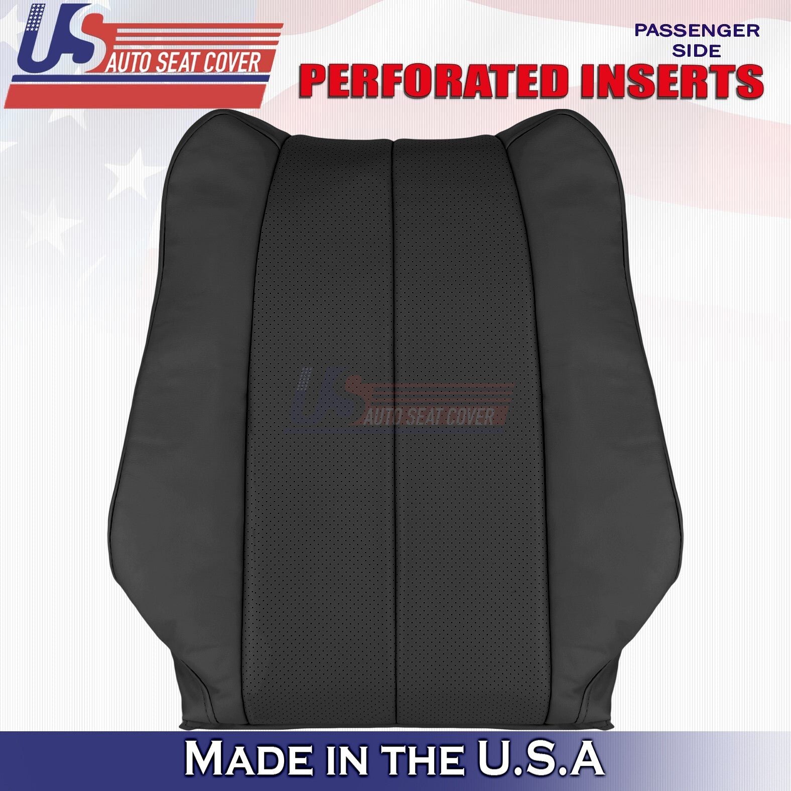 1999-2003 FOR Toyota Camry Solara Driver&Passenger BottomsTops Leather Cover Blk