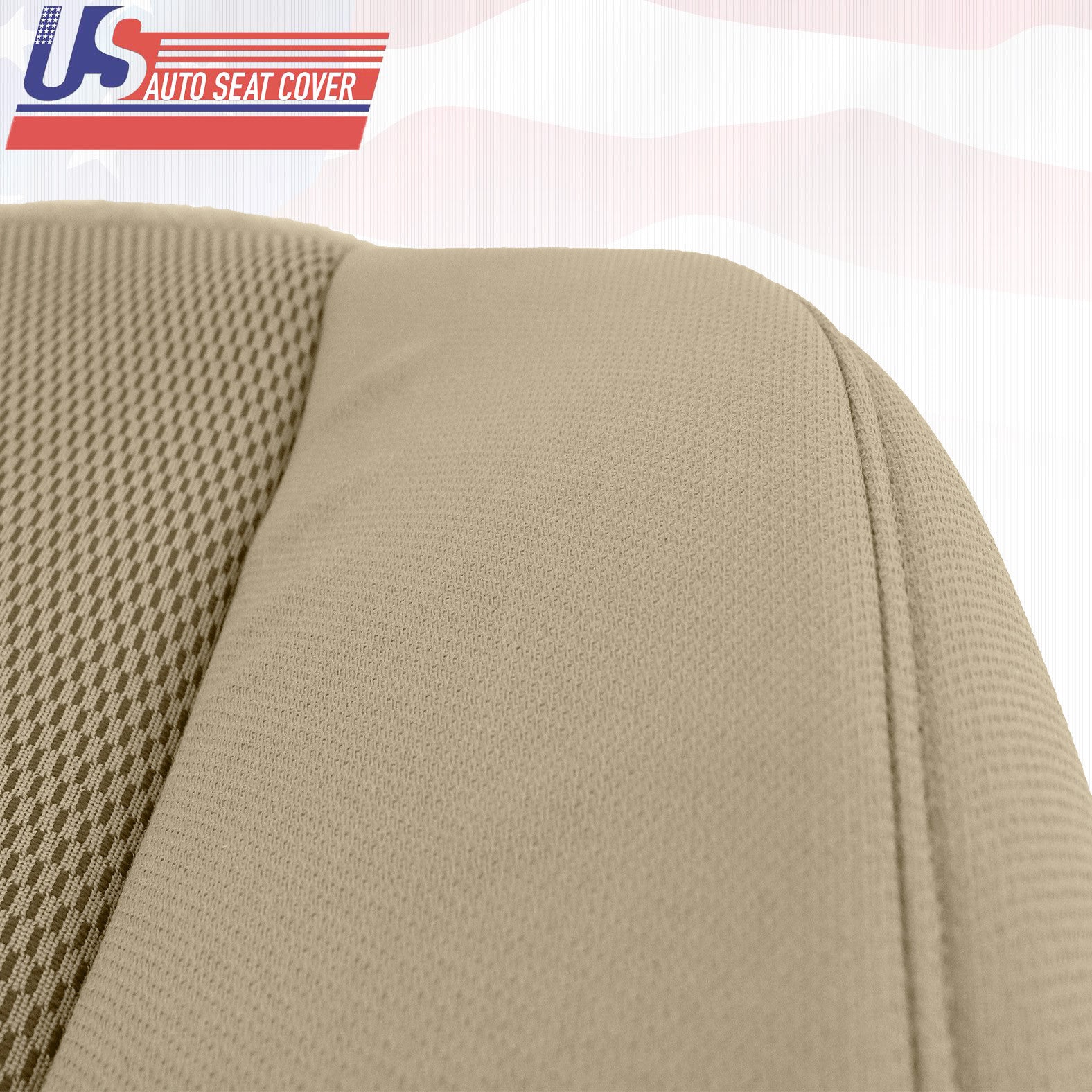 2004 - 2006 Ford F150 Driver and Passenger Bottom Replacement Cloth Cover Tan